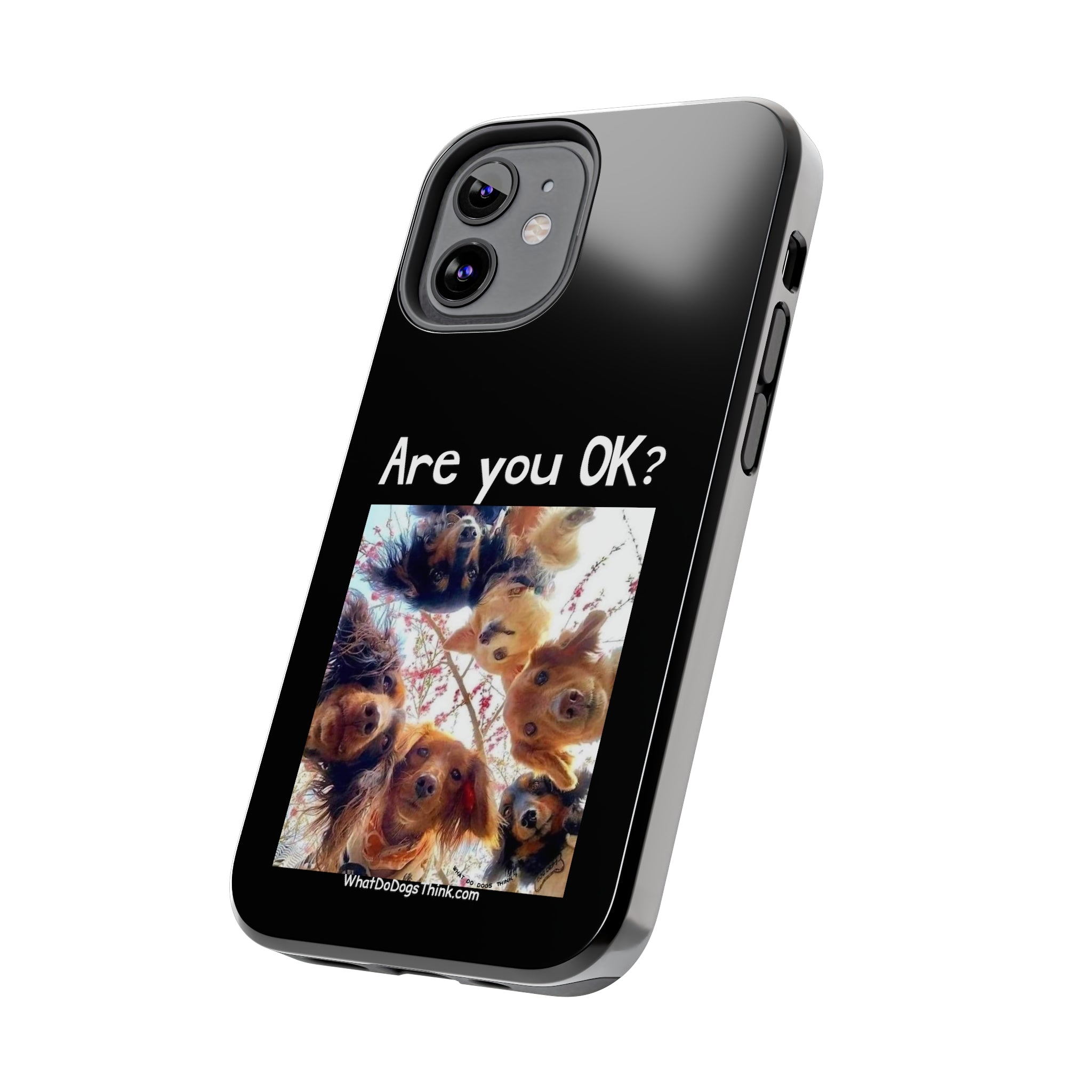 Are you OK? Black Tough Phone Cases