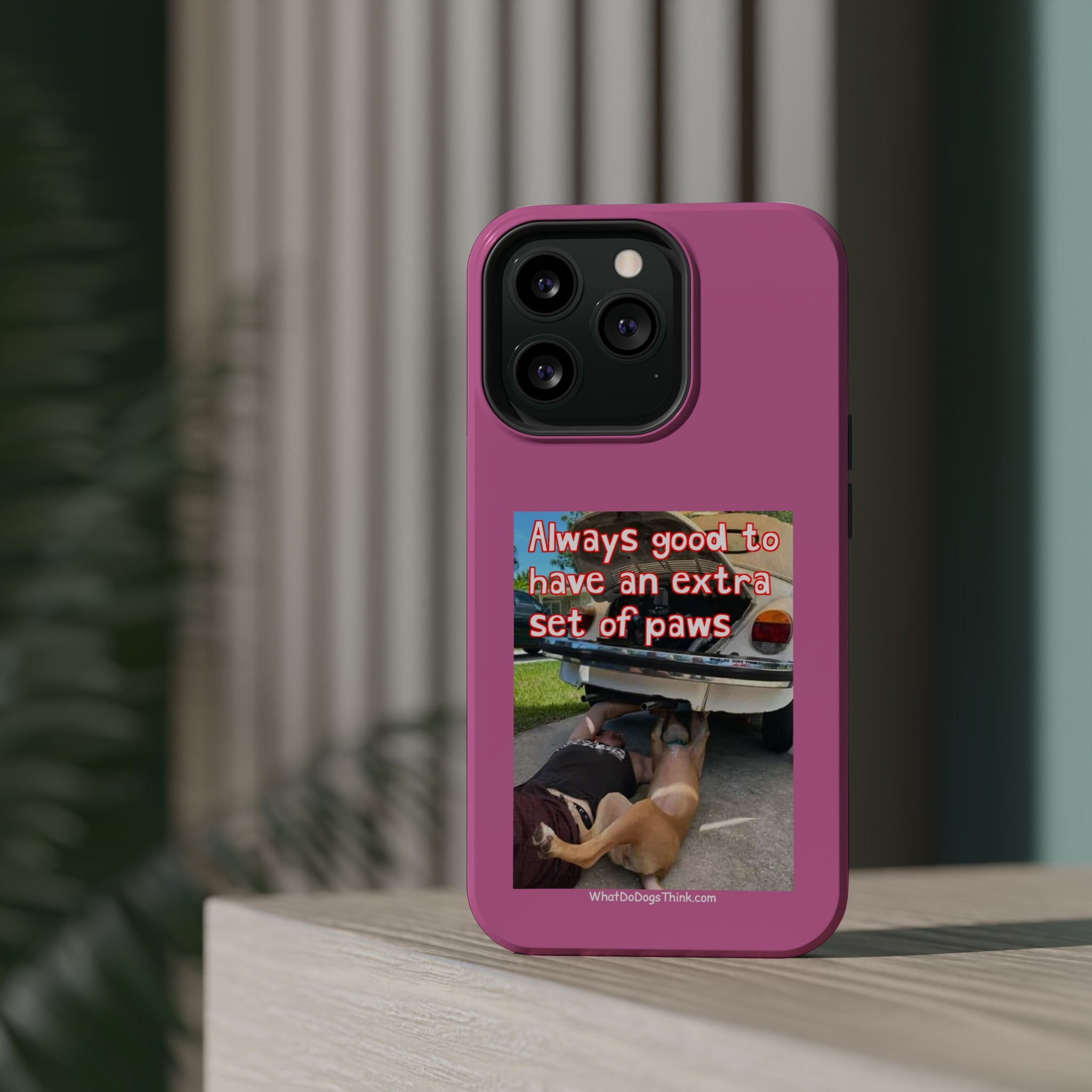 Extra Paw Pink MagSafe Tough Cases