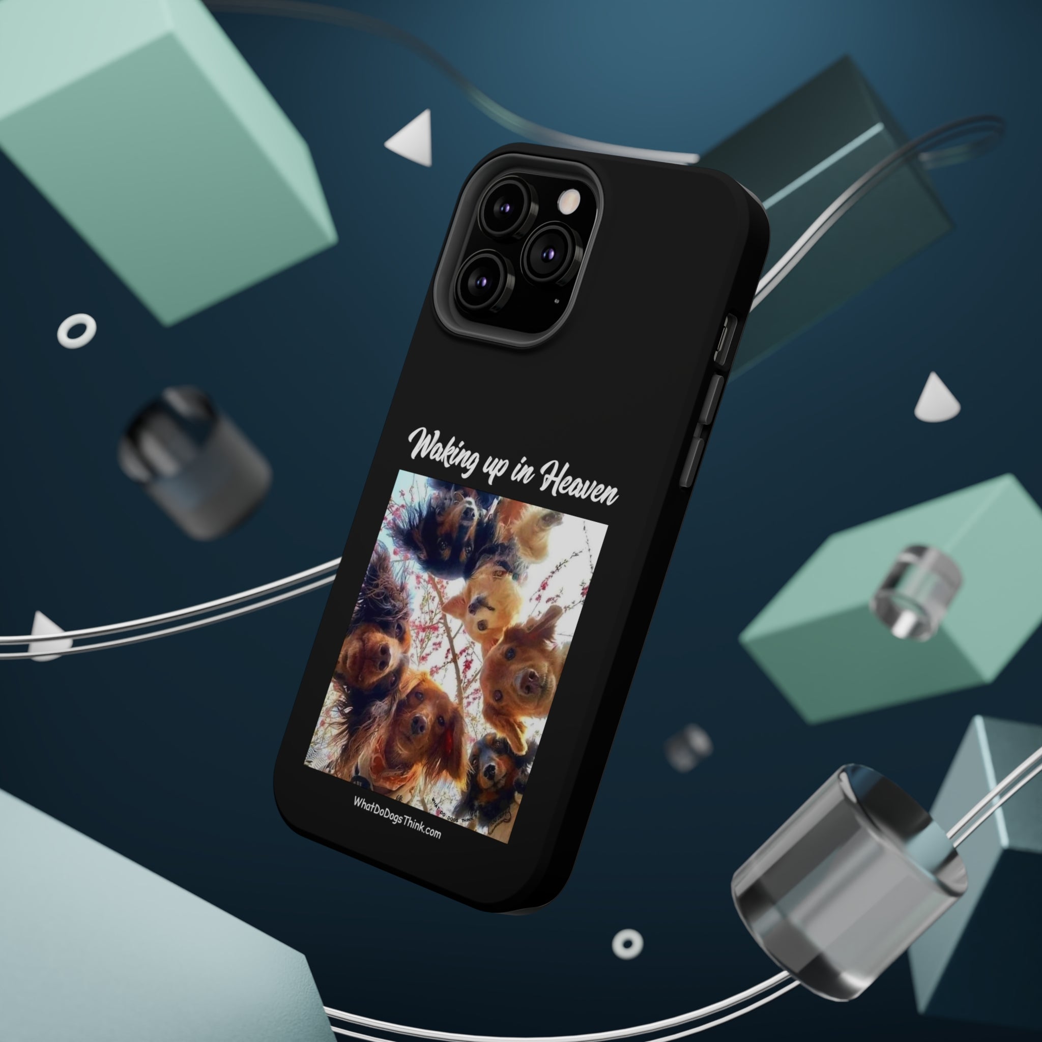 Waking Up In Heaven Black MagSafe Tough Cases