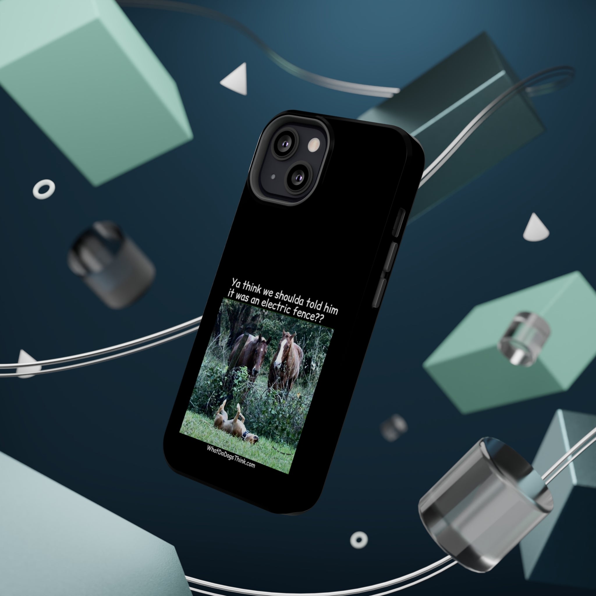 Electric Fence Black MagSafe Tough Cases