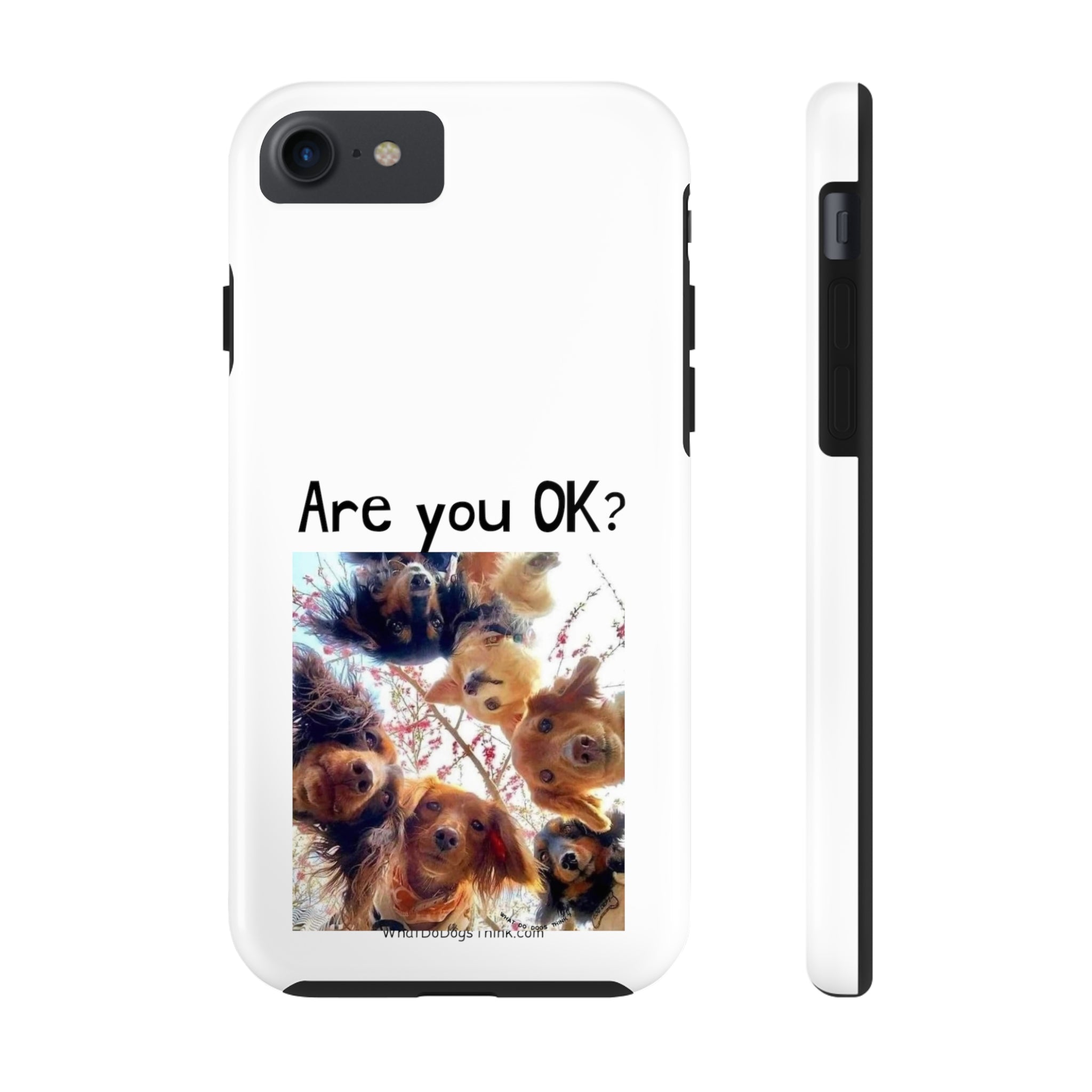 Are You OK? White Tough Phone Cases