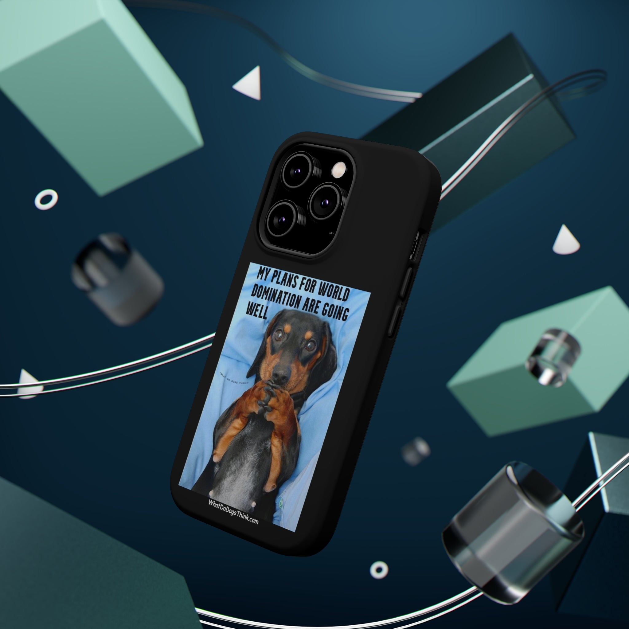 World Domination Black MagSafe Tough Cases