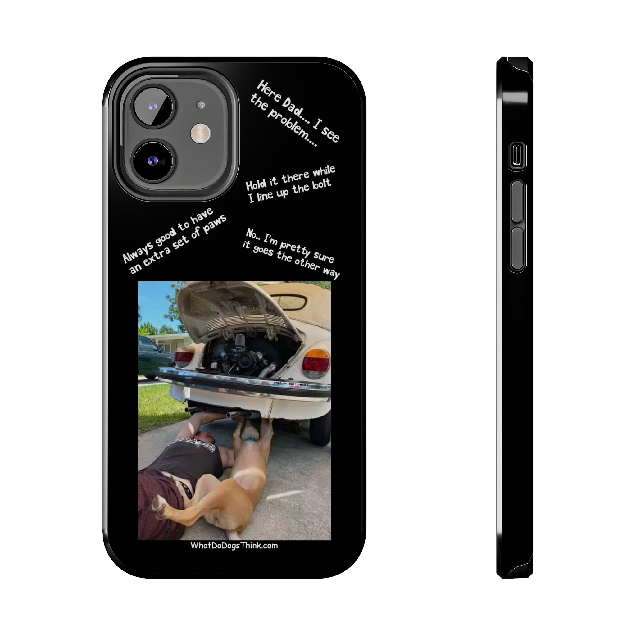 Bug Helper Compilation Black Tough Phone Cases