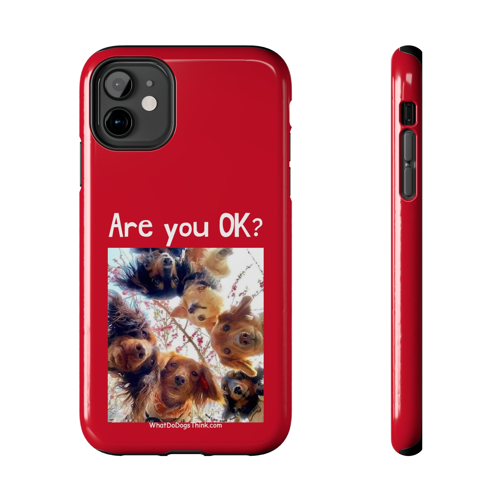 Are you OK? Red Tough Phone Cases