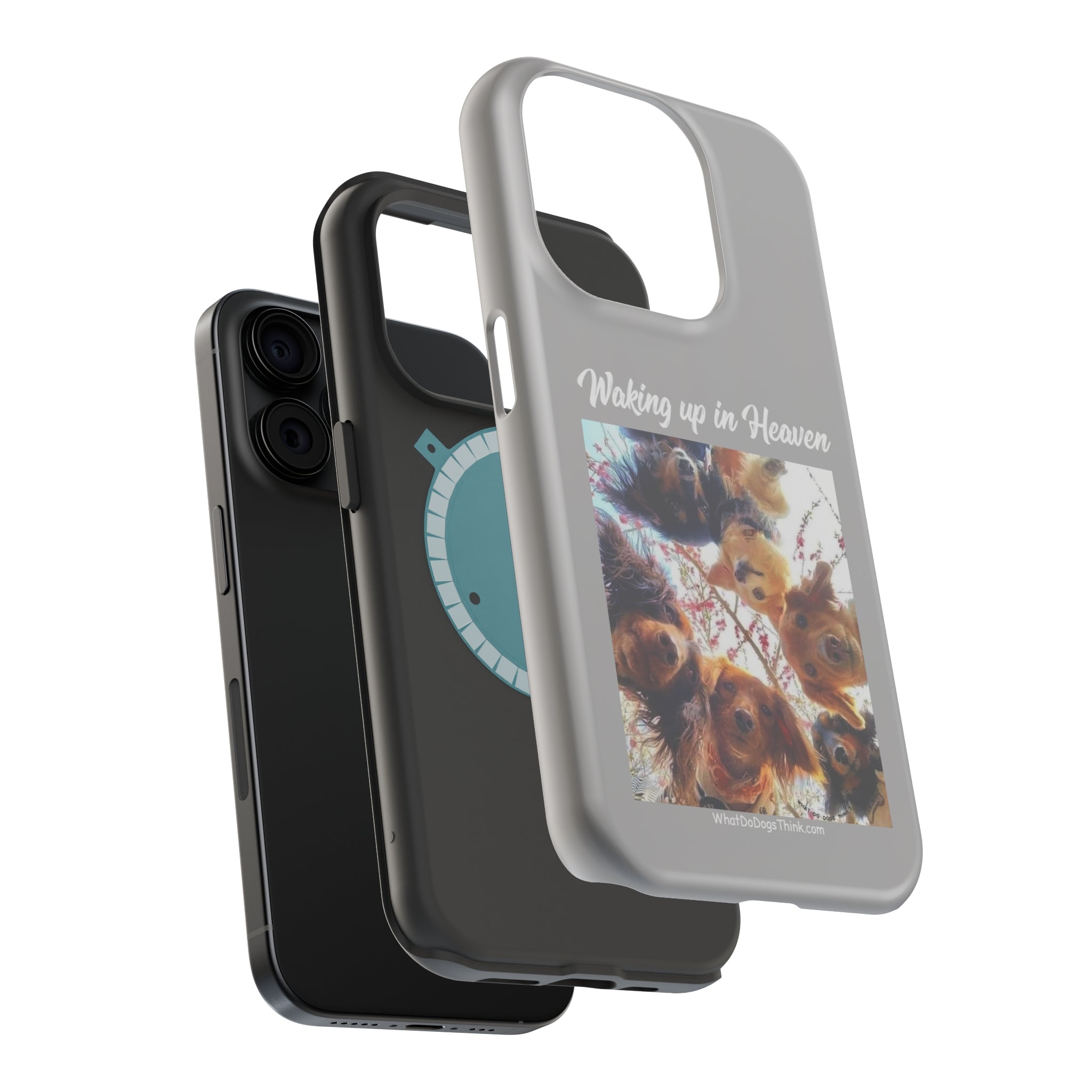 Waking Up In Heaven Gray MagSafe Tough Cases