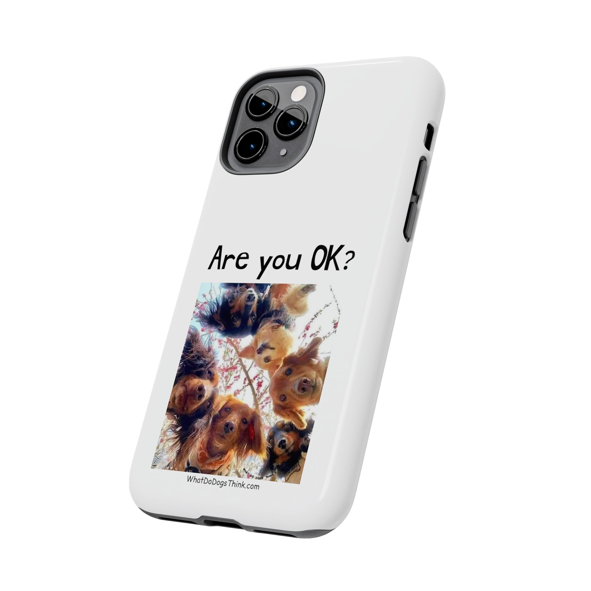 Are You OK? White Tough Phone Cases