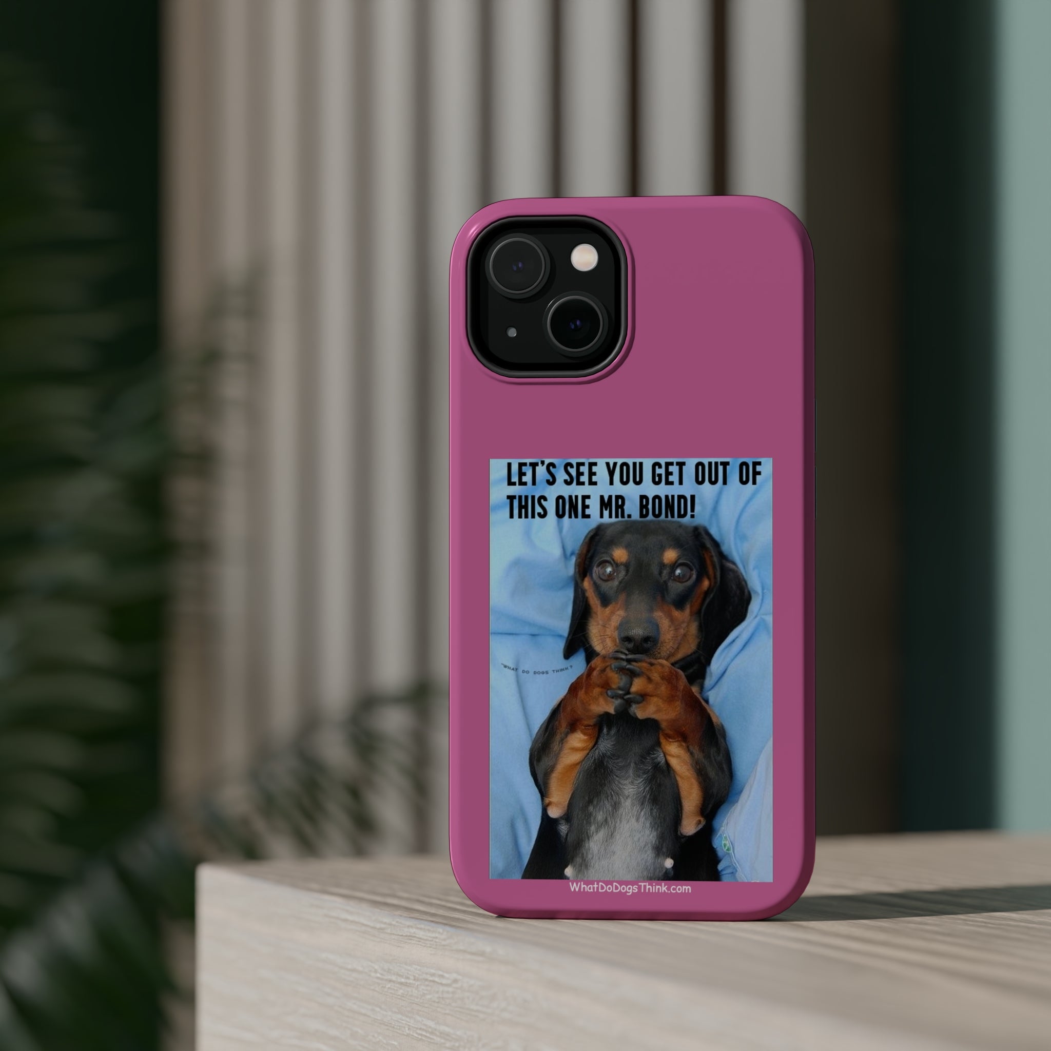 Mr. Bond Pink MagSafe Tough Cases