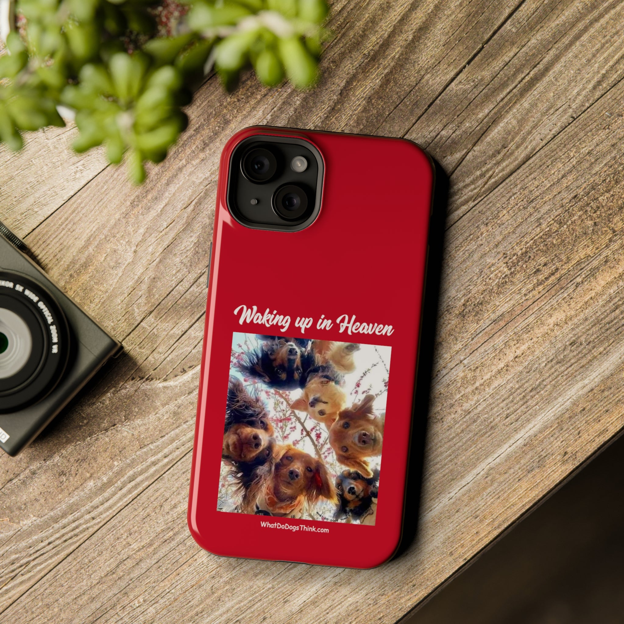 Waking Up In Heaven Red MagSafe Tough Cases