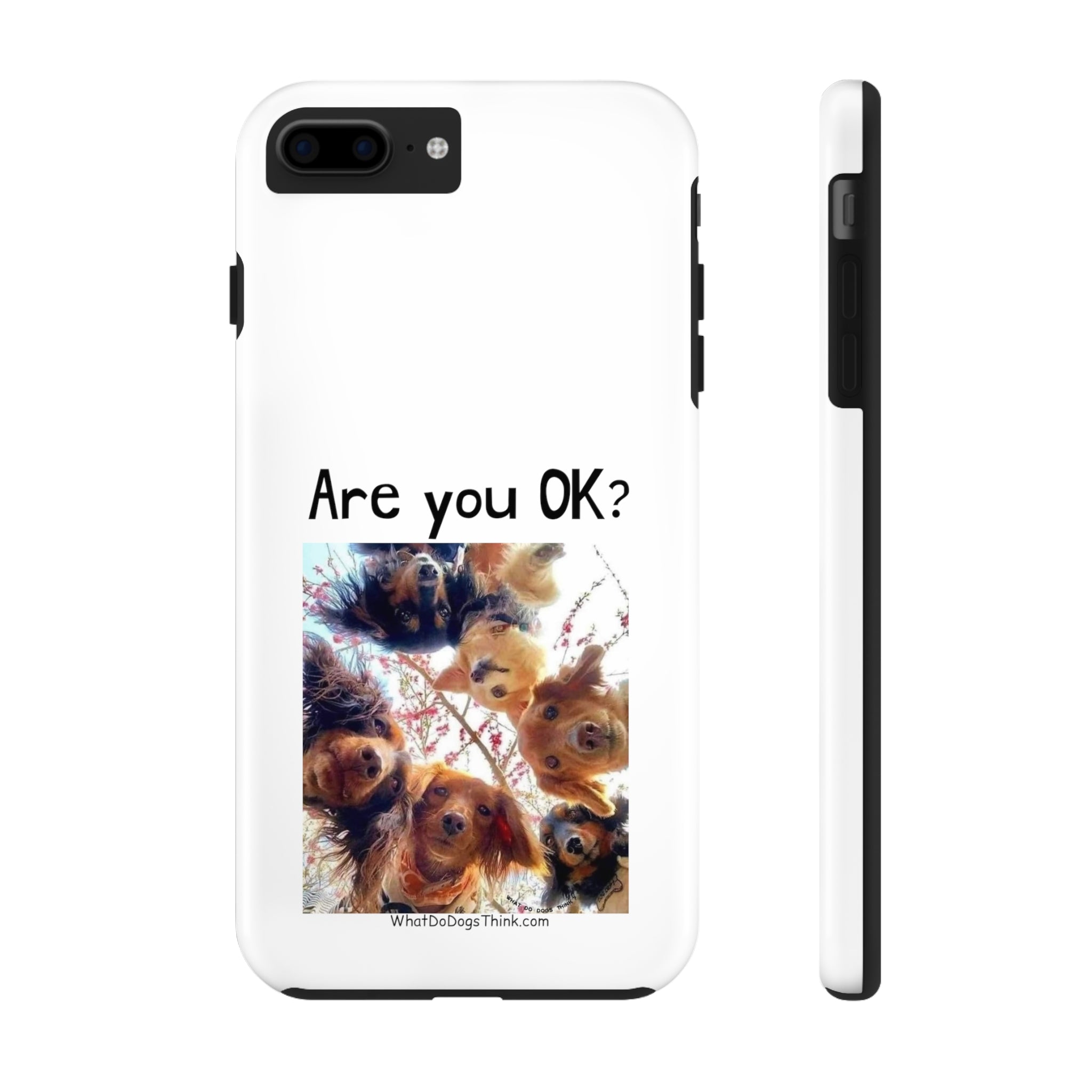 Are You OK? White Tough Phone Cases