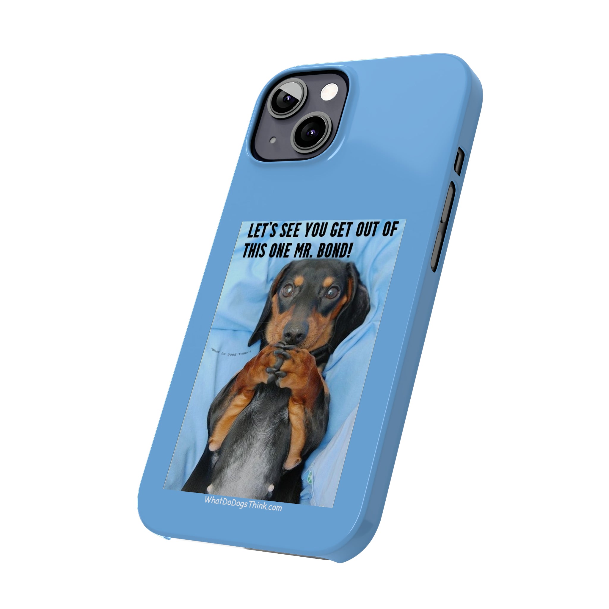 Mr. Bond Blue Slim Phone Cases