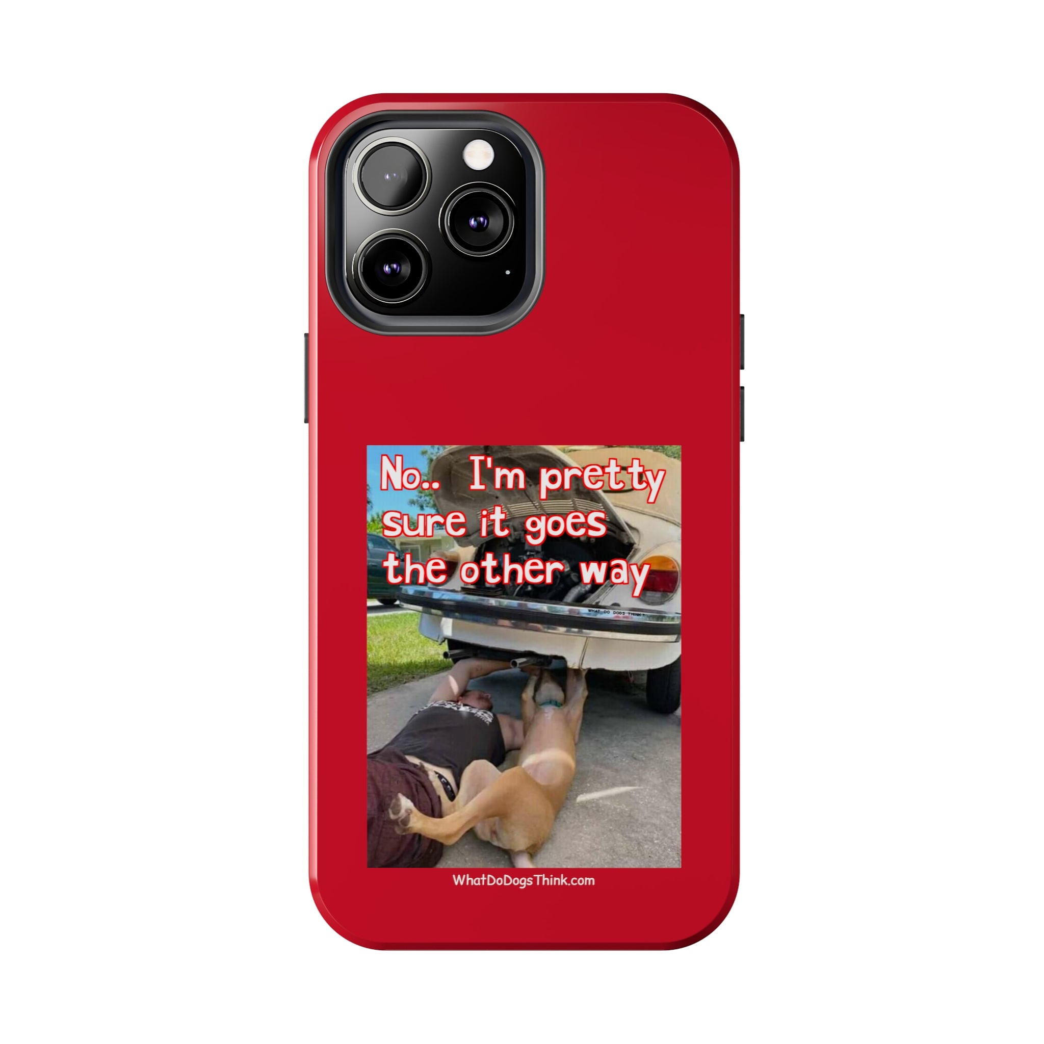 Other Way Red Tough Phone Cases