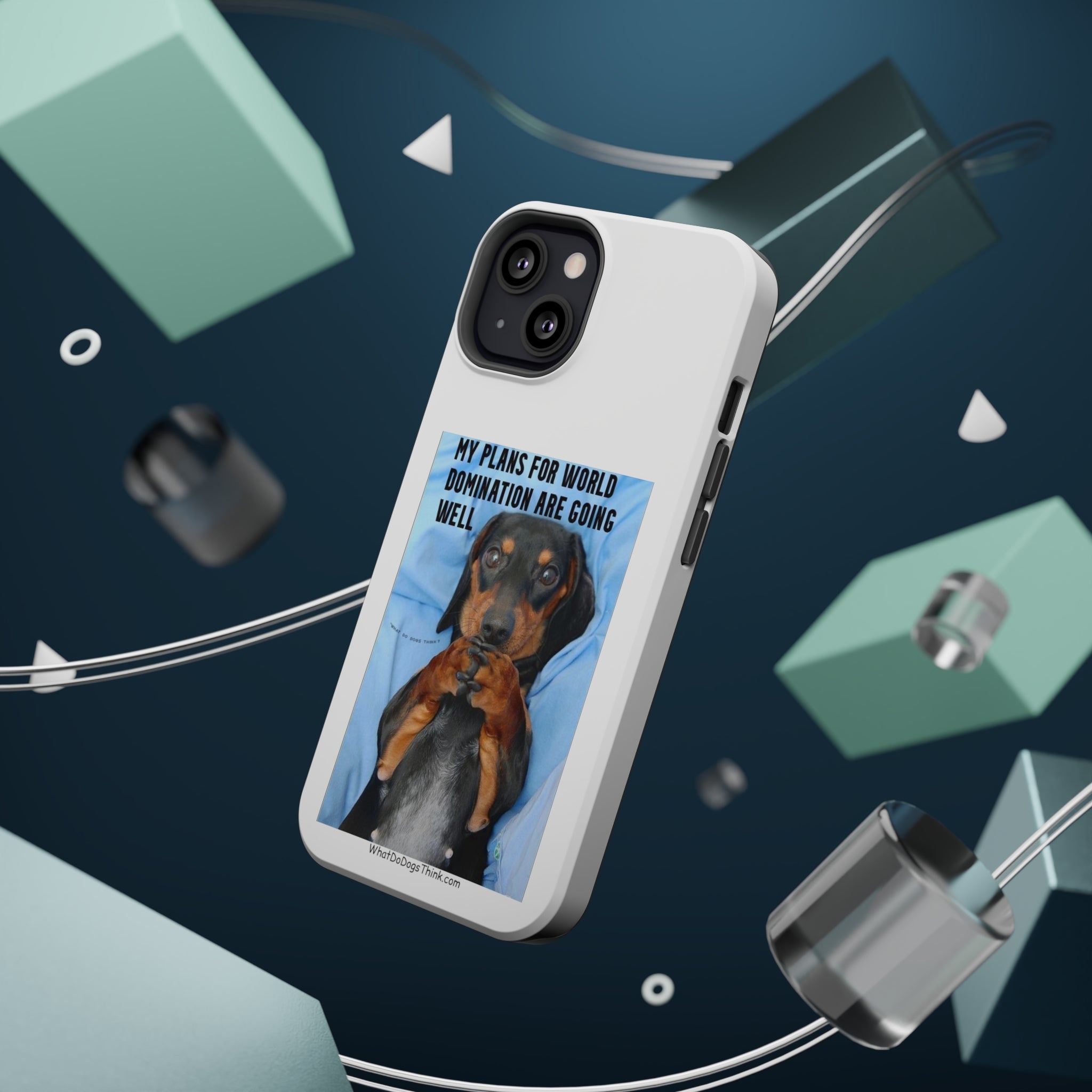 World Domination White MagSafe Tough Cases