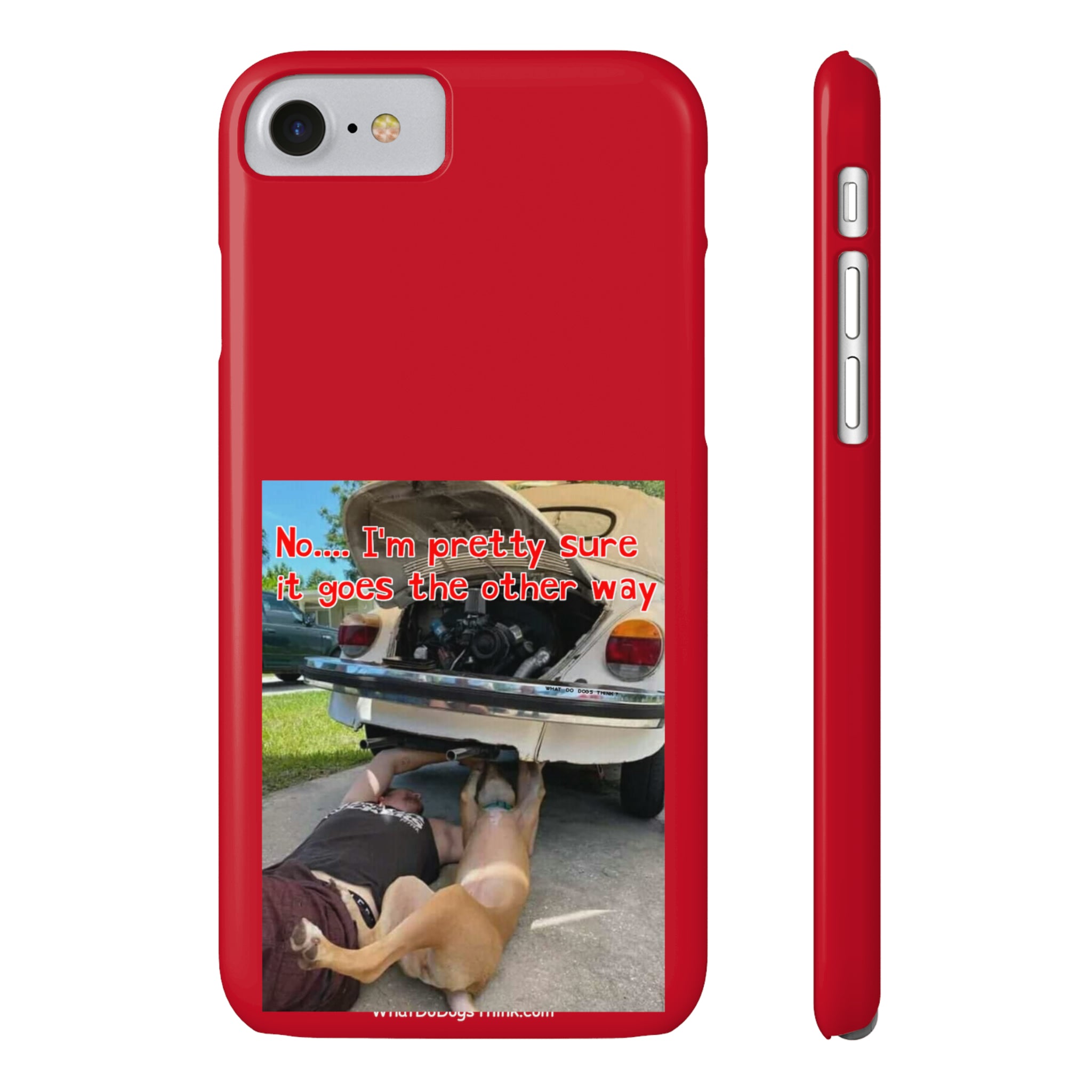 Other Way Red Slim Phone Cases