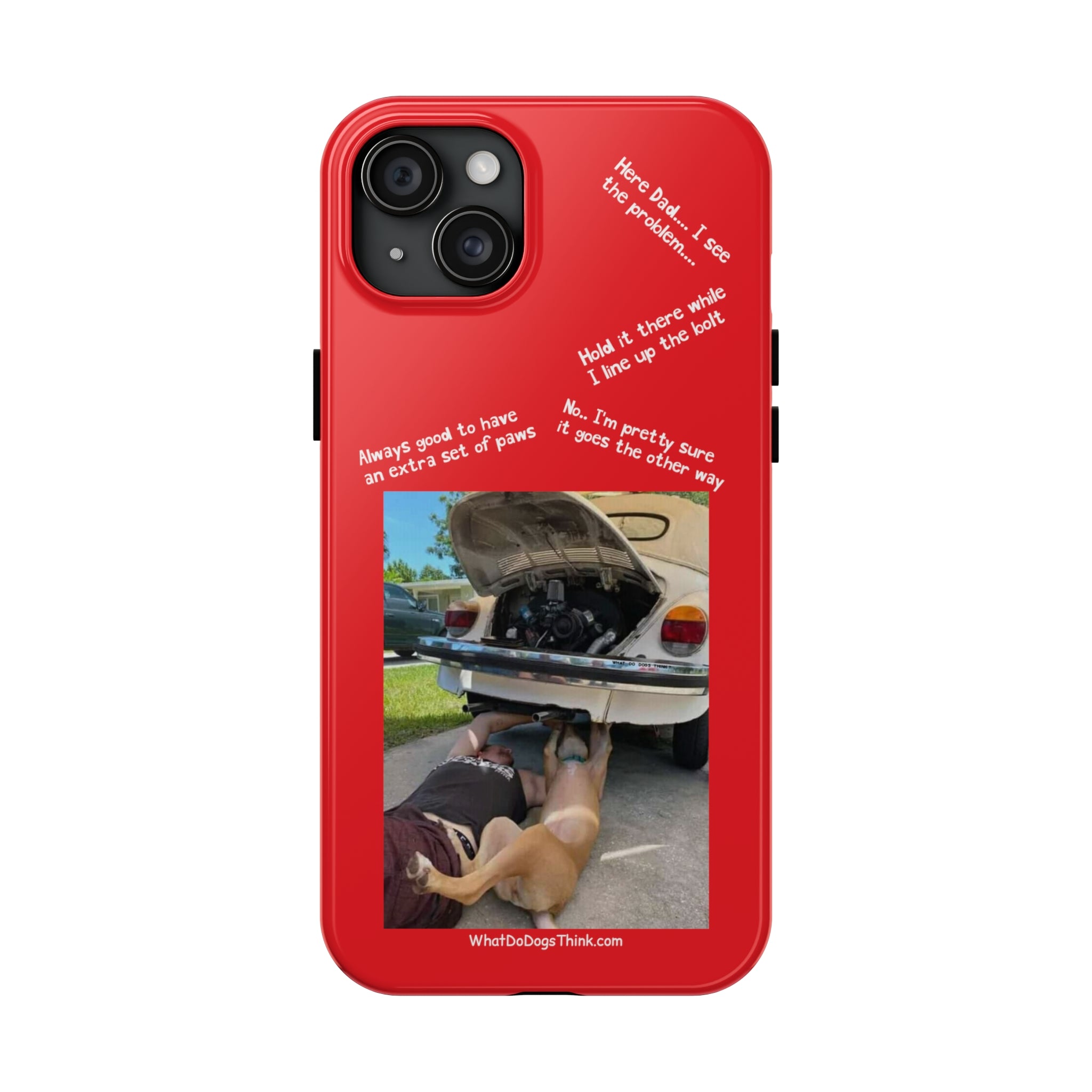 Bug Helper Compilation Red Tough Phone Cases
