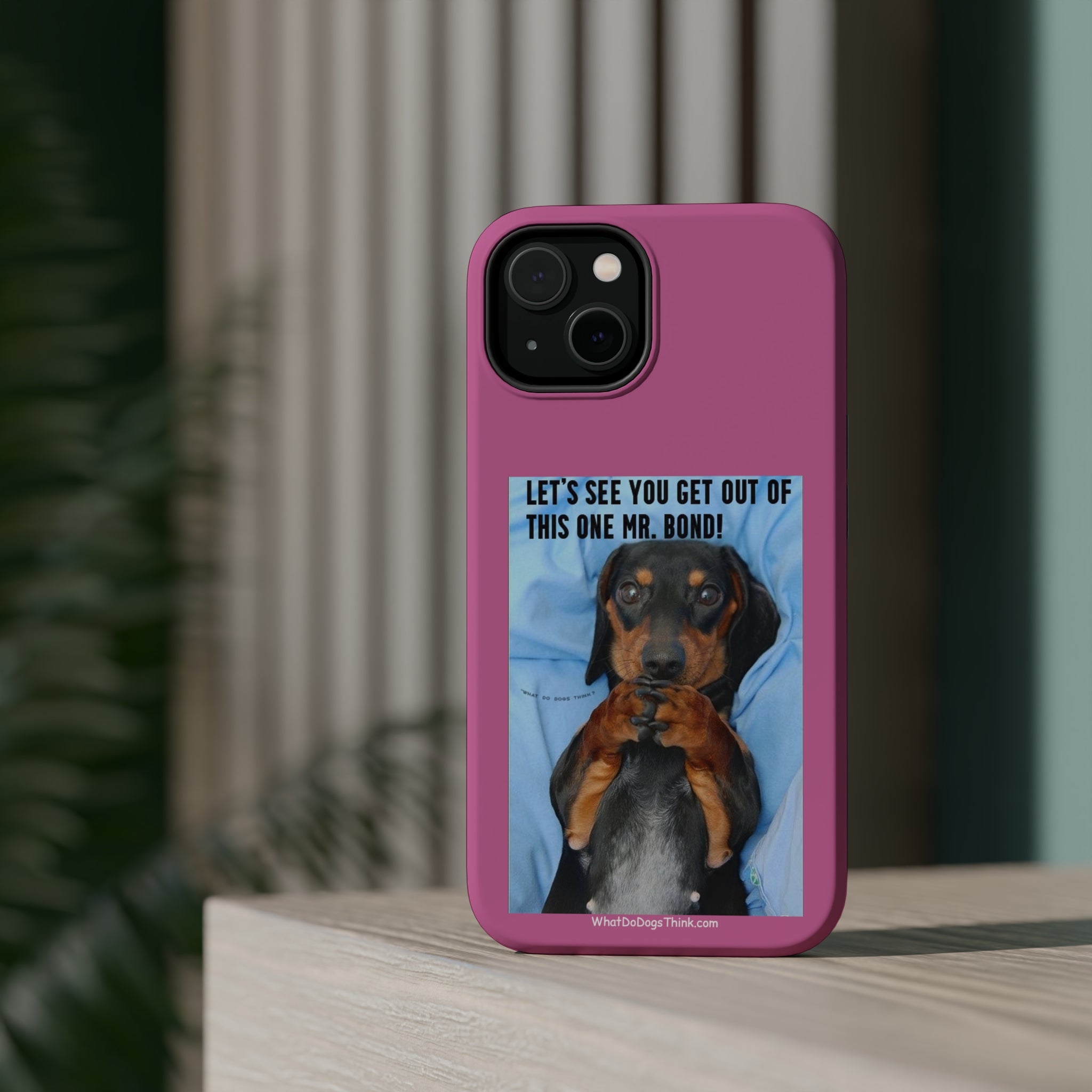 Mr. Bond Pink MagSafe Tough Cases