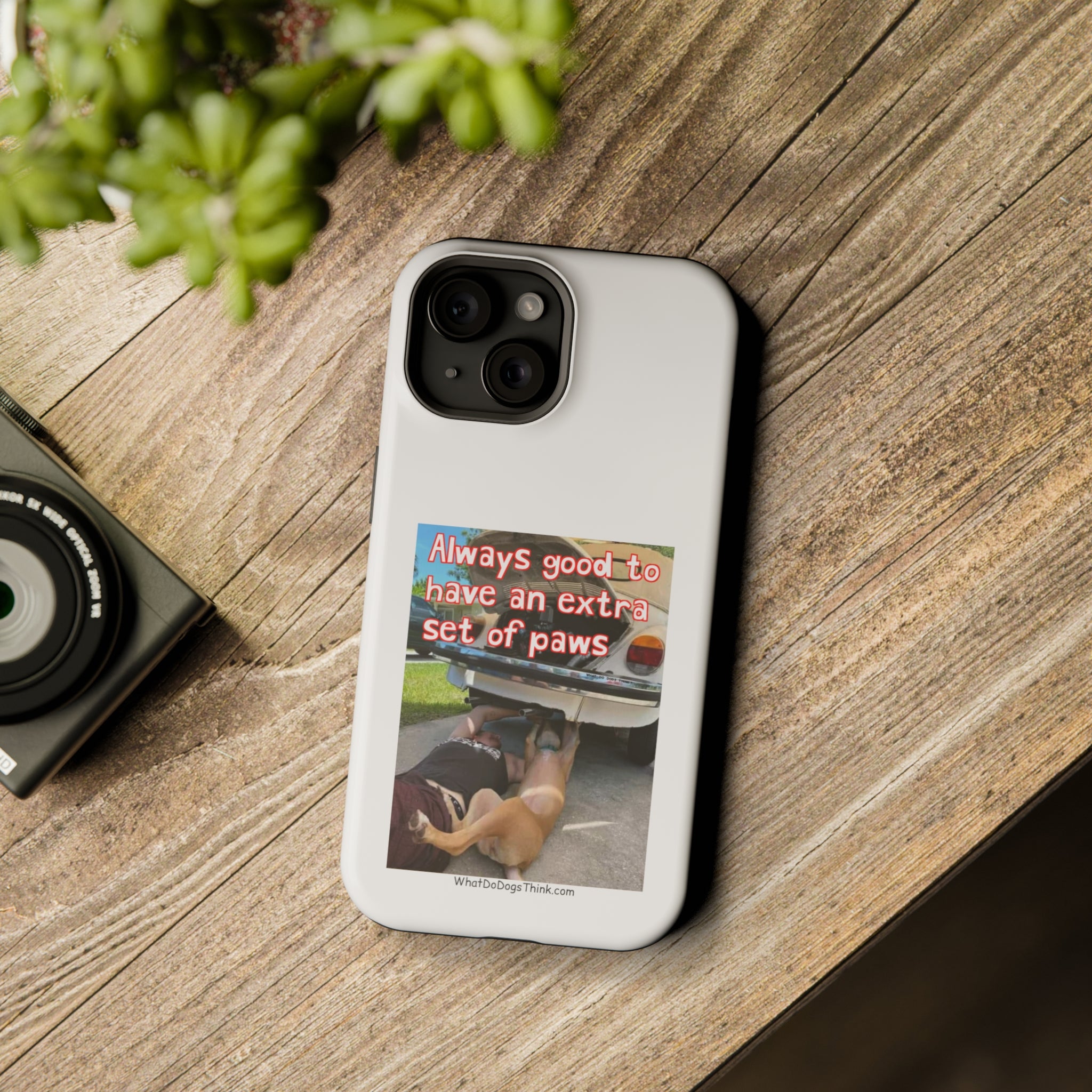 Extra Paw White MagSafe Tough Cases