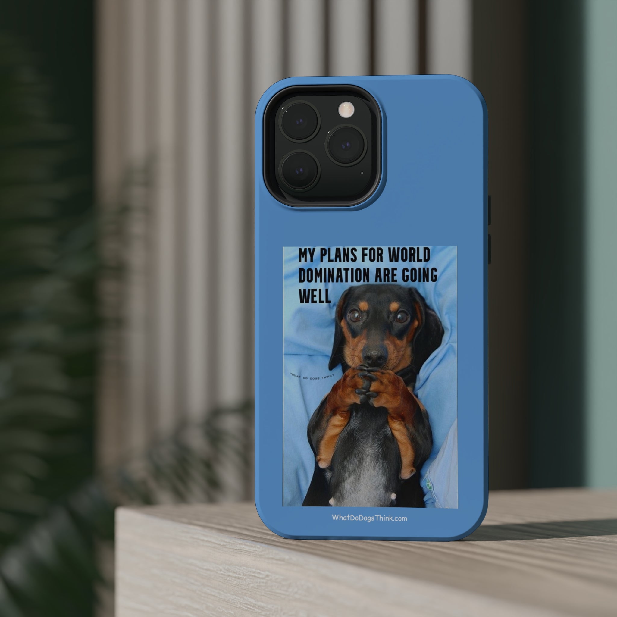 World Domination Blue MagSafe Tough Cases