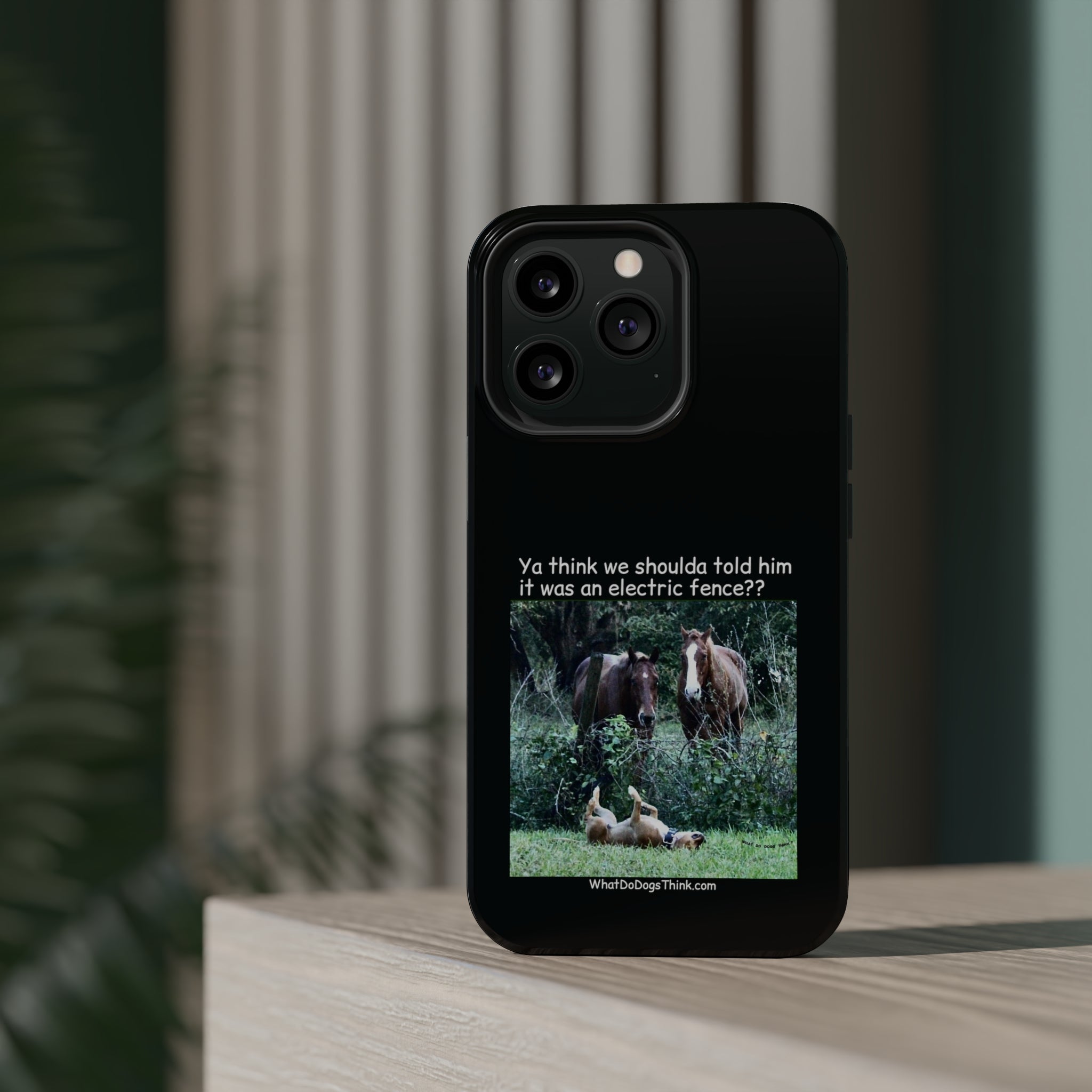 Electric Fence Black MagSafe Tough Cases