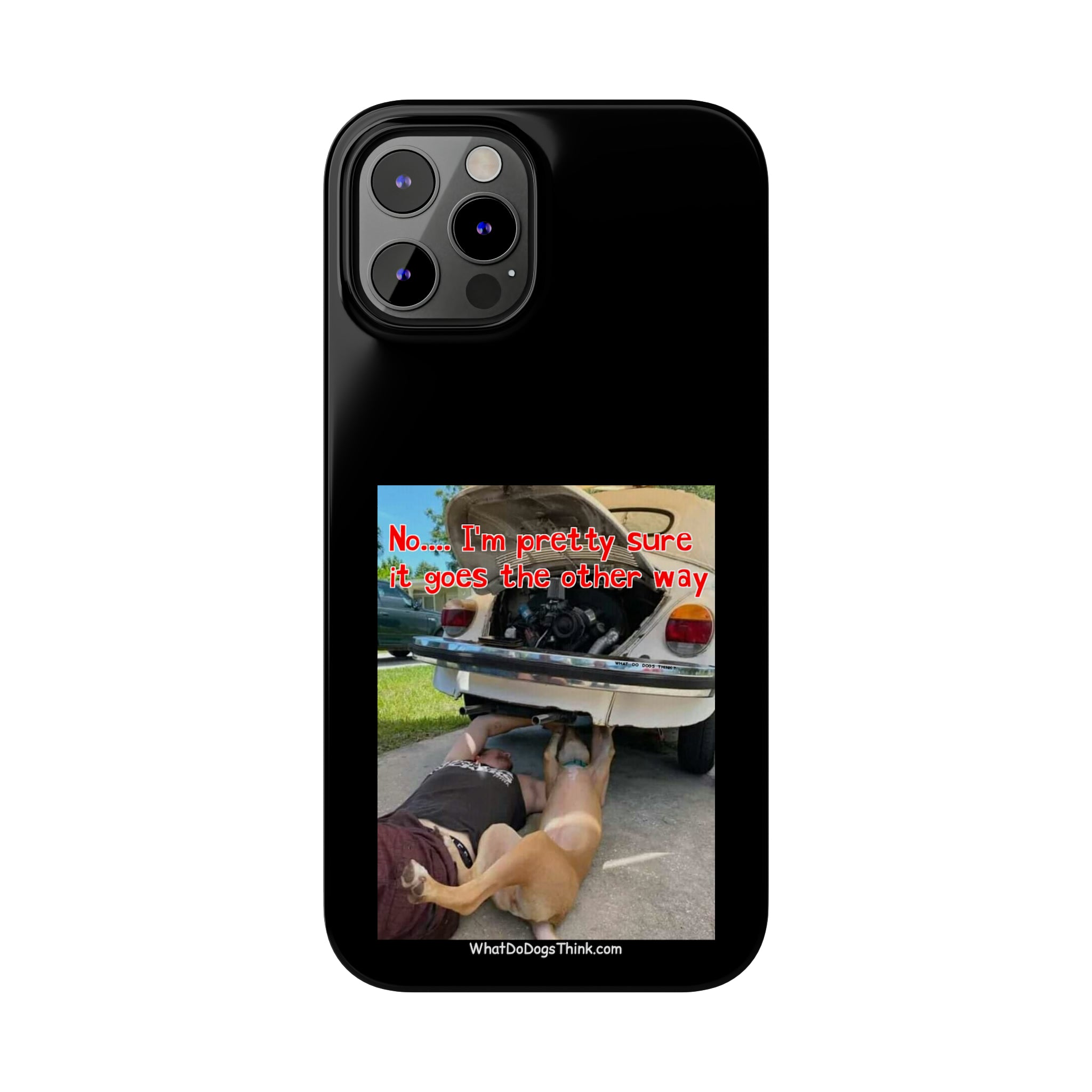 Other Way Black Slim Phone Cases