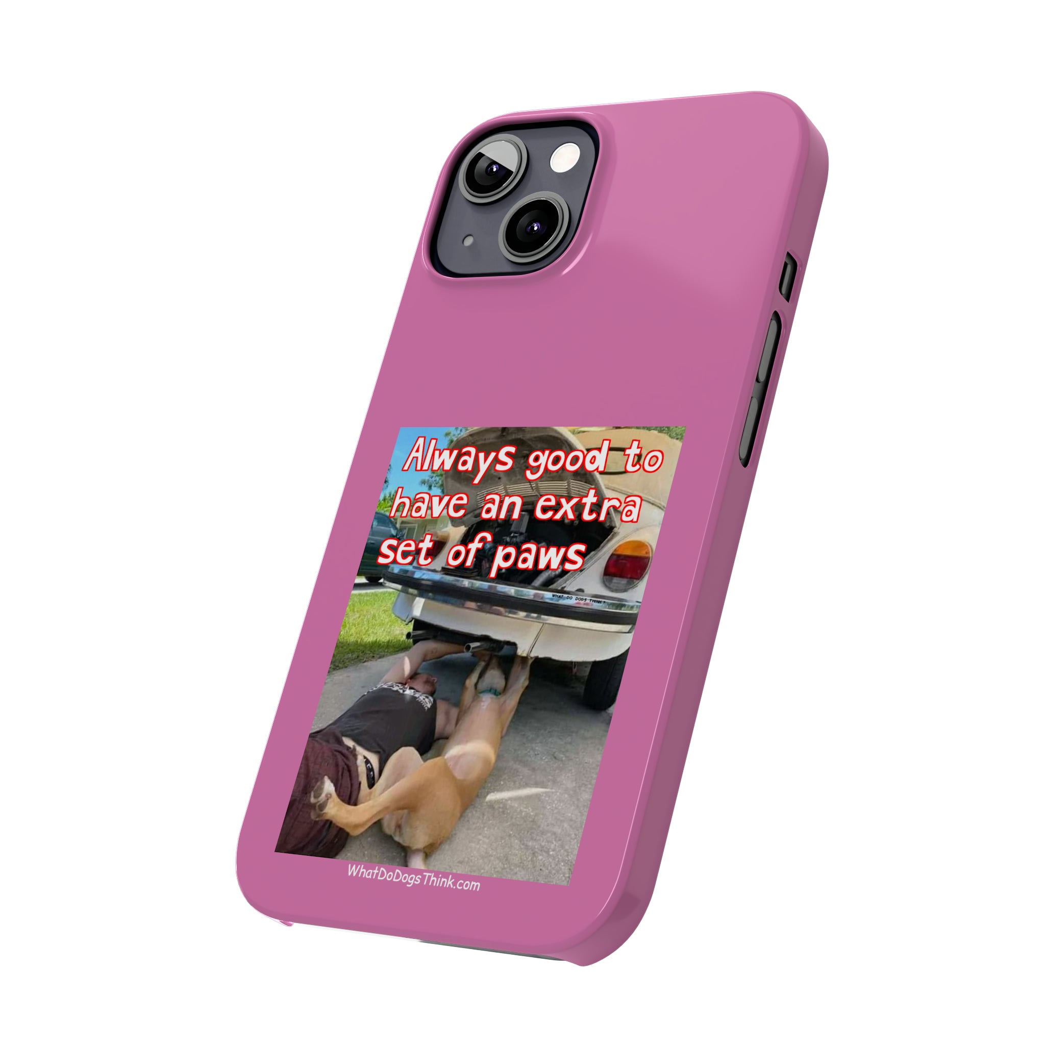 Extra Paws Pink Slim Phone Case