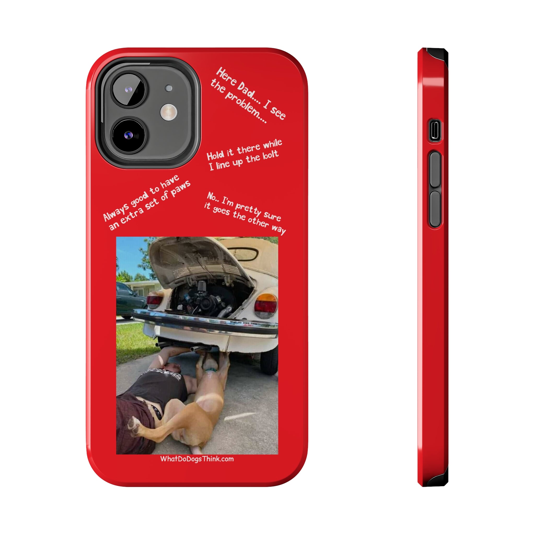 Bug Helper Compilation Red Tough Phone Cases
