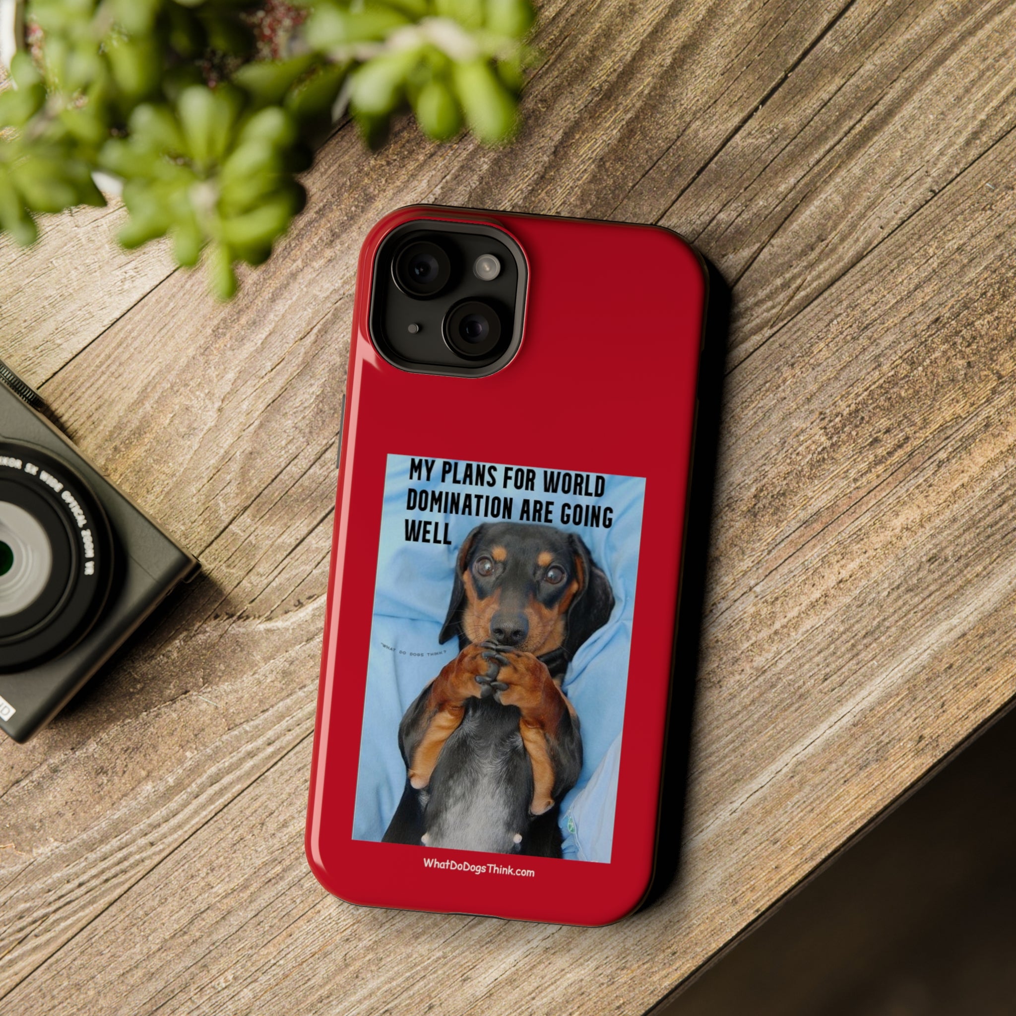 World Domination Red MagSafe Tough Cases