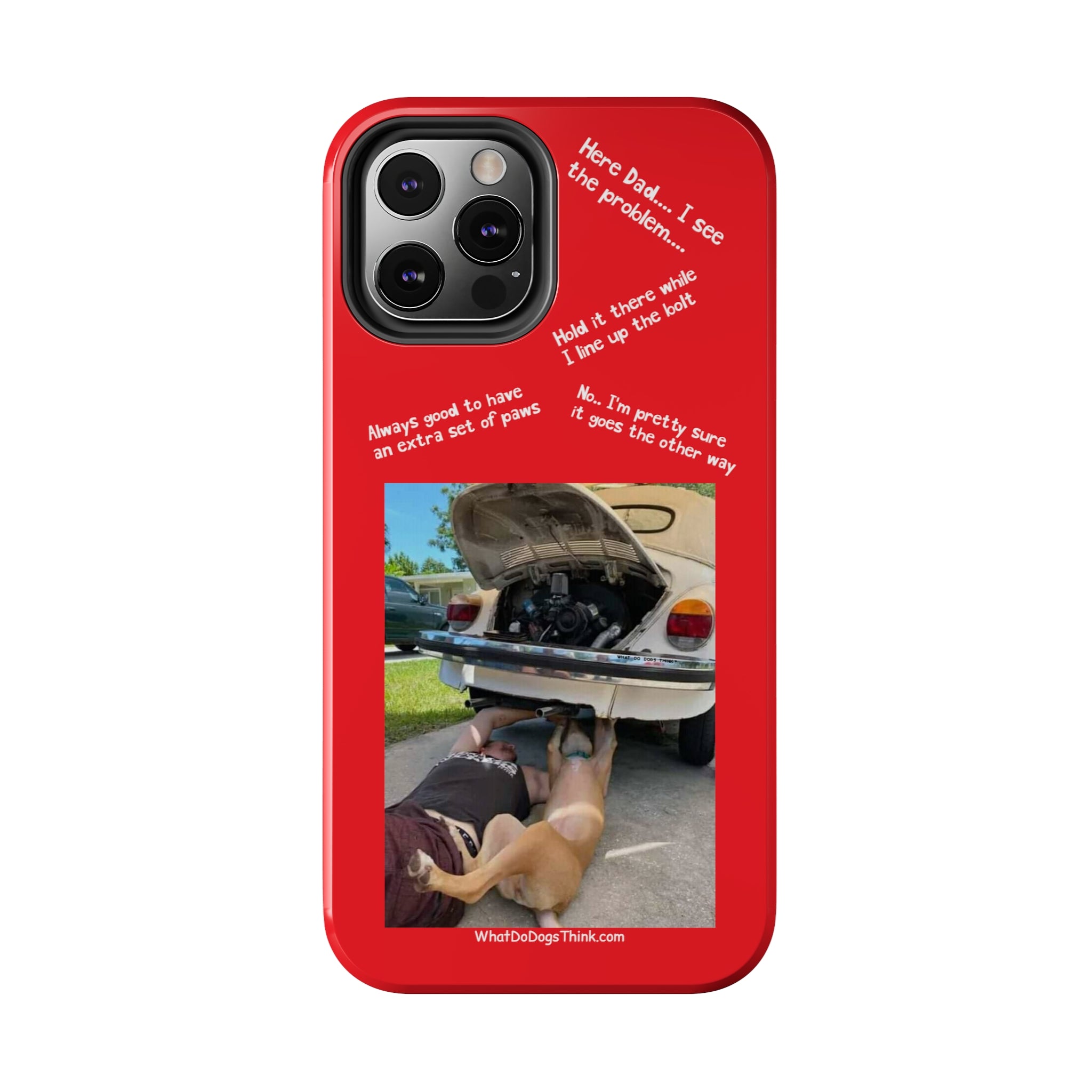 Bug Helper Compilation Red Tough Phone Cases