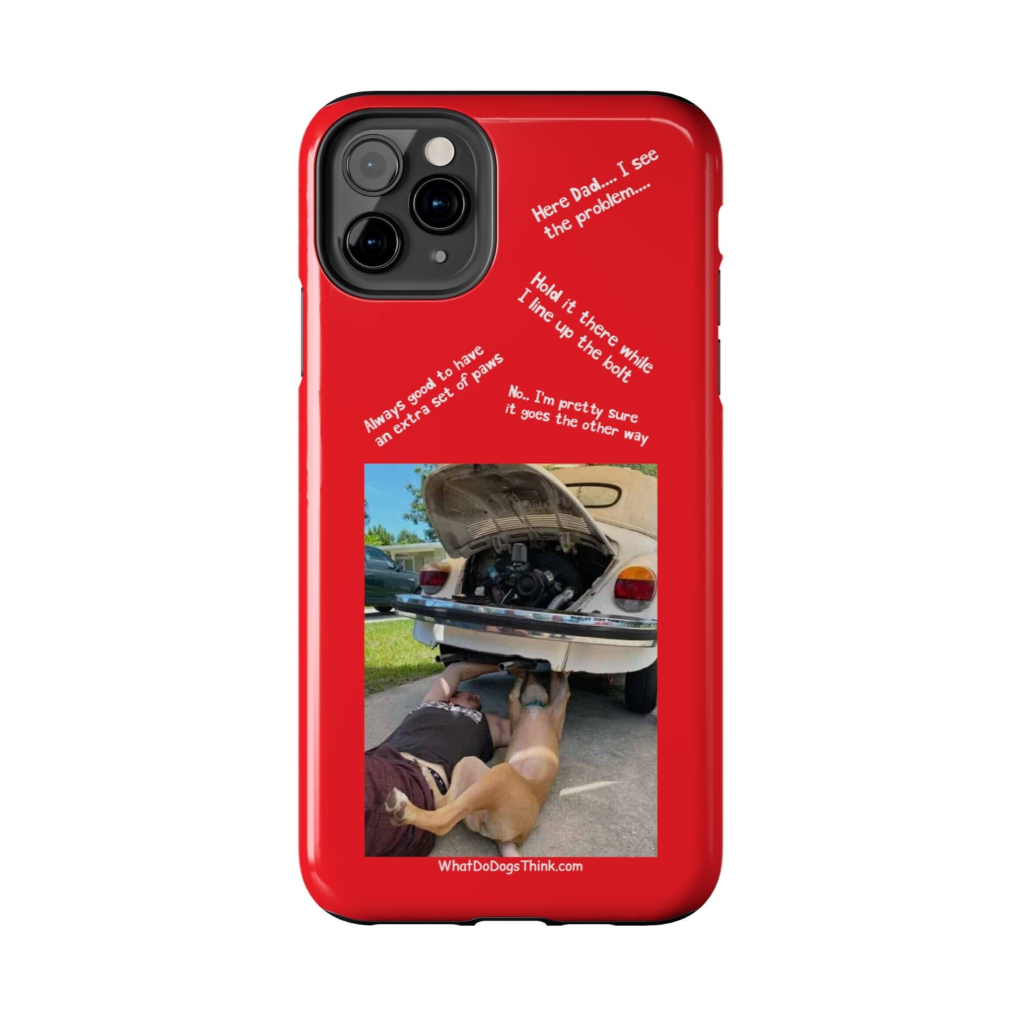 Bug Helper Compilation Red Tough Phone Cases