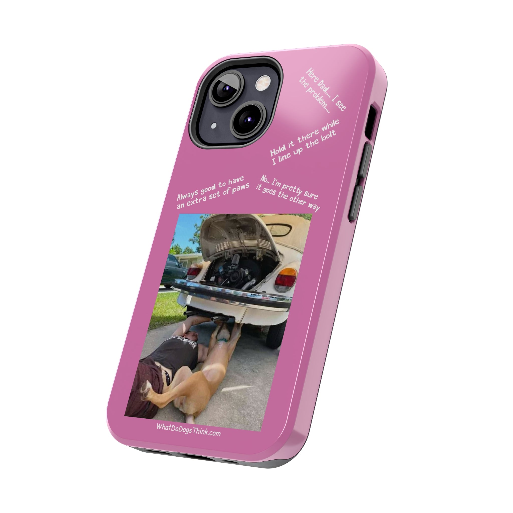 Bug Helper Compilation Pink Tough Phone Cases