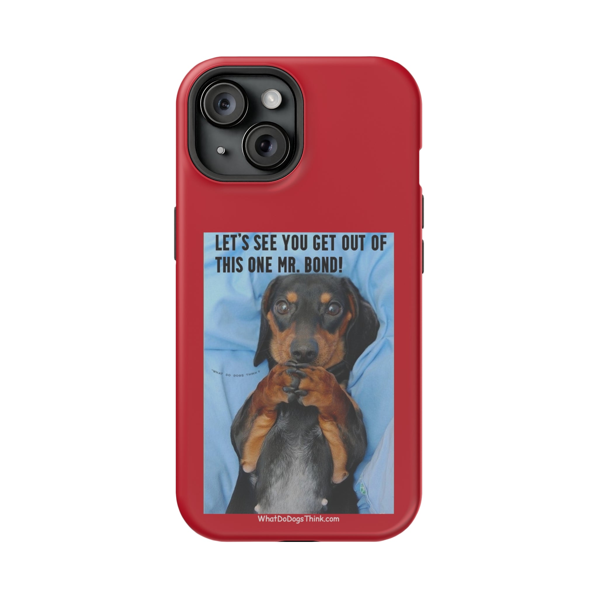 Mr. Bond Red MagSafe Tough Cases
