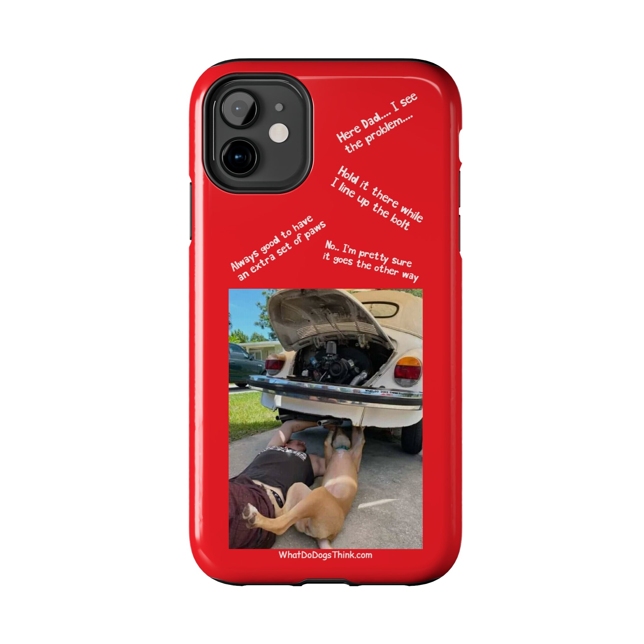 Bug Helper Compilation Red Tough Phone Cases