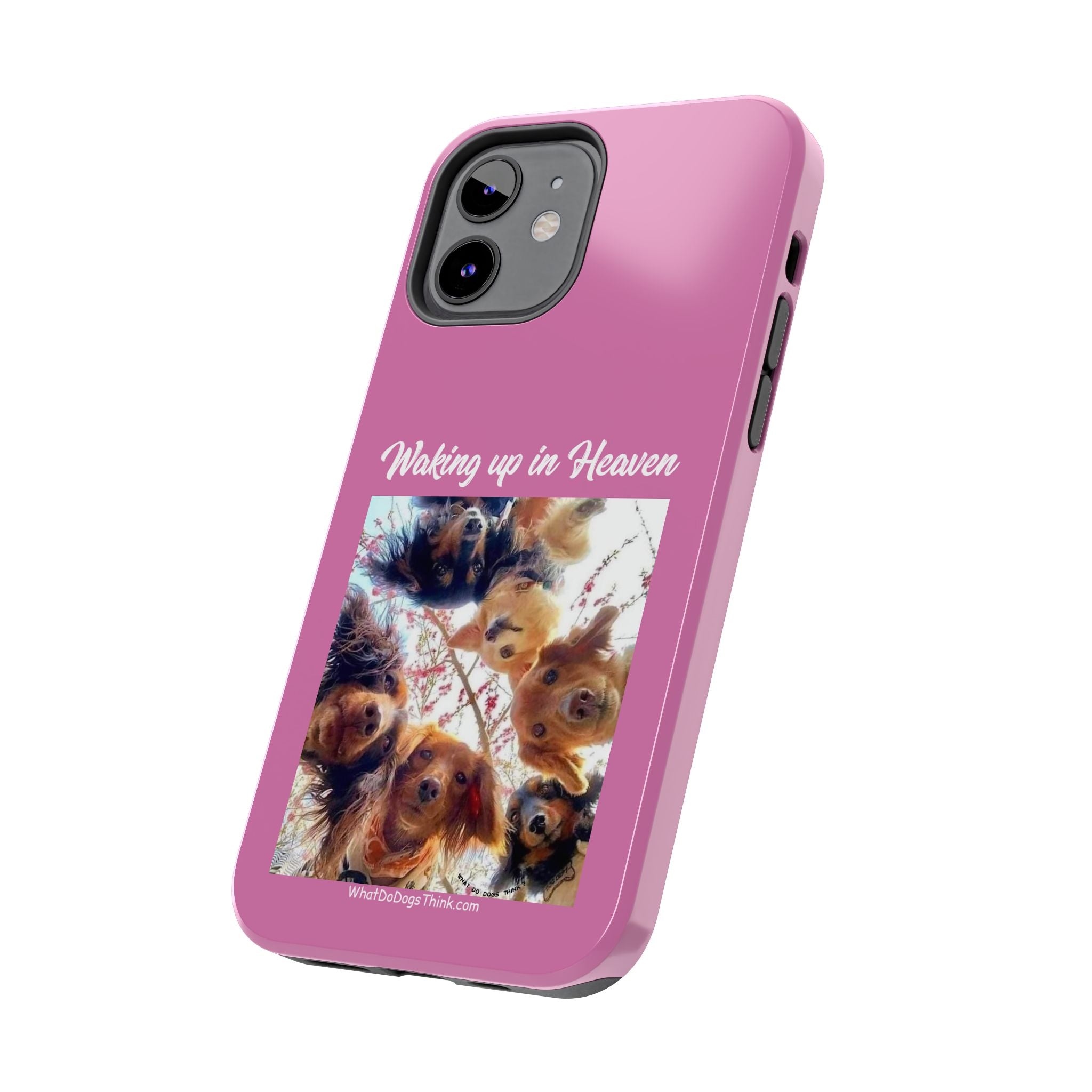 Waking Up in Heaven Pink Tough Phone Cases