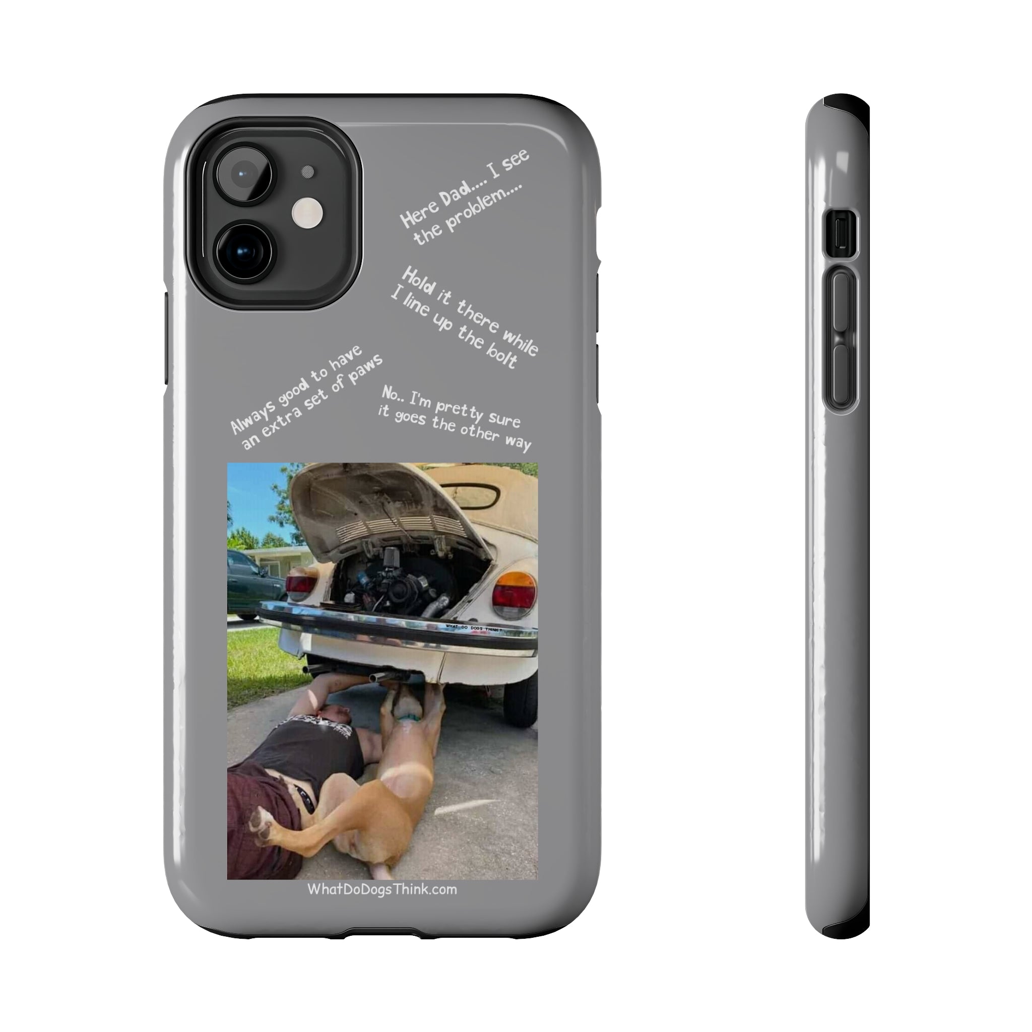 Bug Helper Compilation Grey Tough Phone Cases