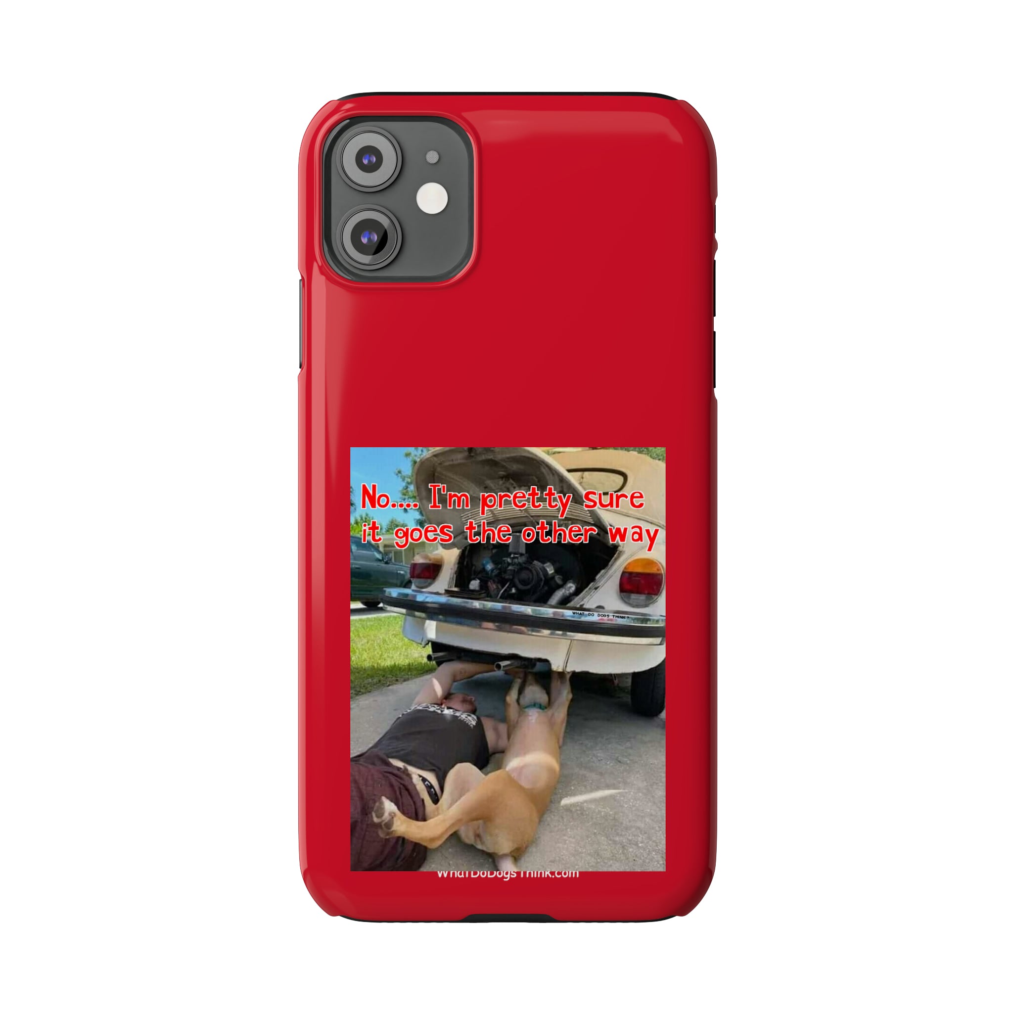 Other Way Red Slim Phone Cases
