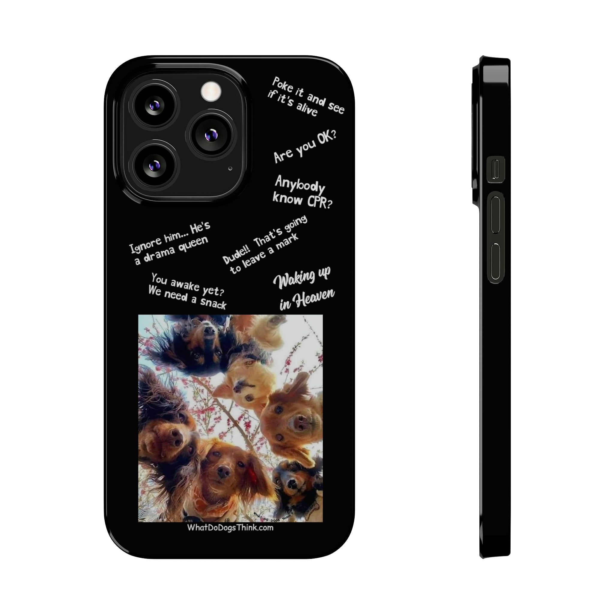 Are You OK? Compilation Black Slim Phone Cases