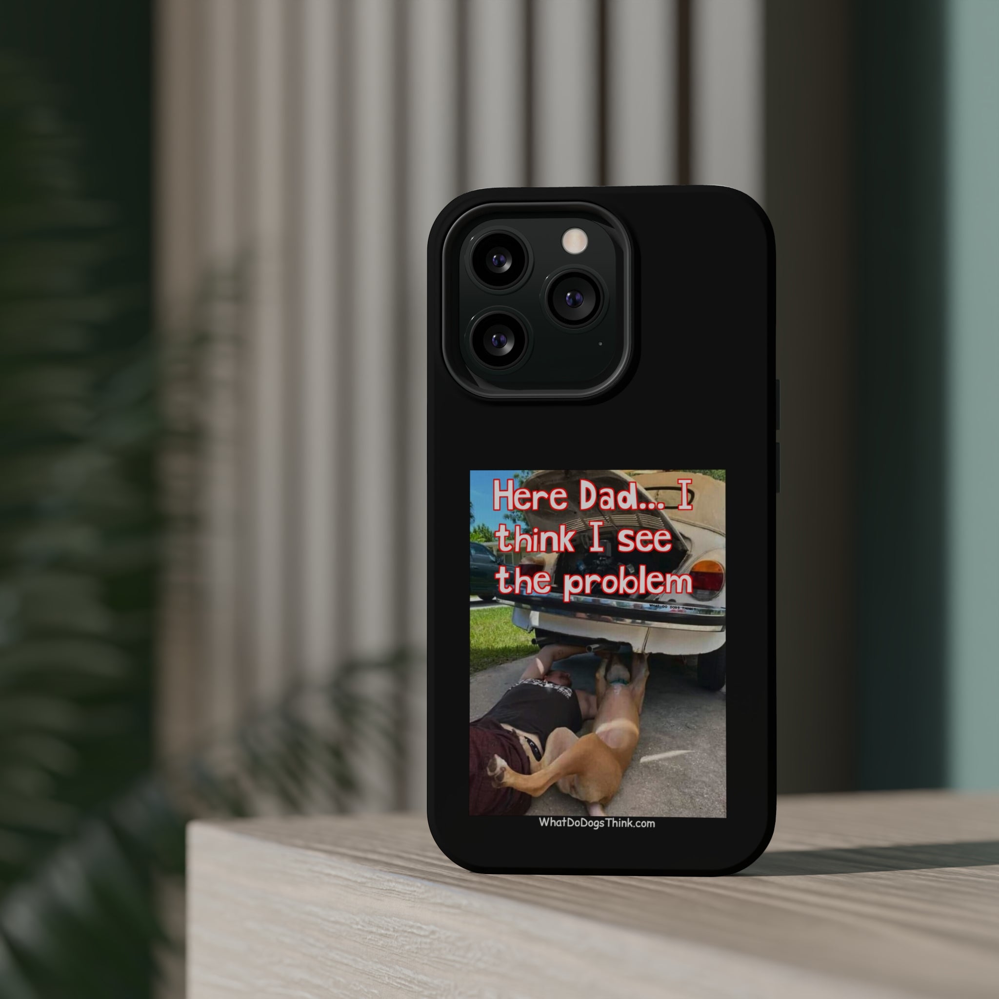 Here Dad Black MagSafe Tough Cases