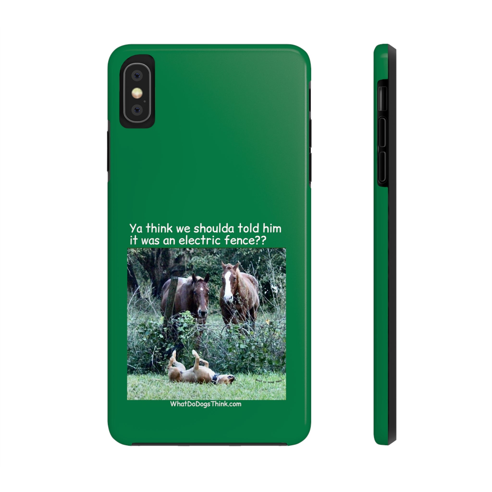 Electric Fence Green Tough Phone Cases