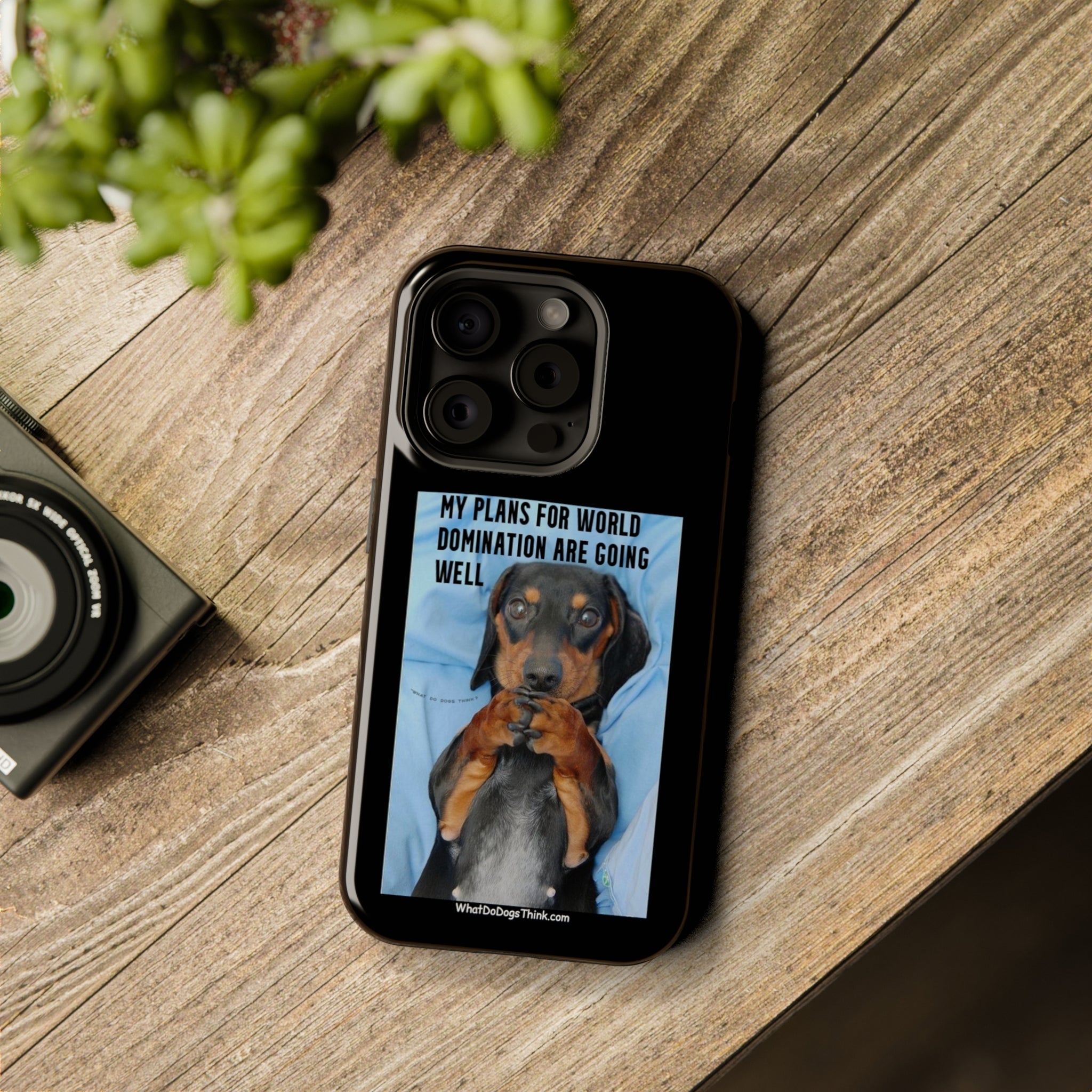 World Domination Black MagSafe Tough Cases