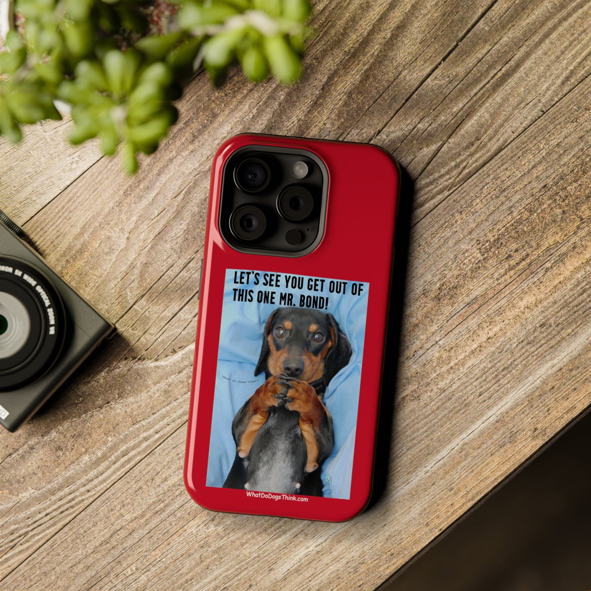 Mr. Bond Red MagSafe Tough Cases