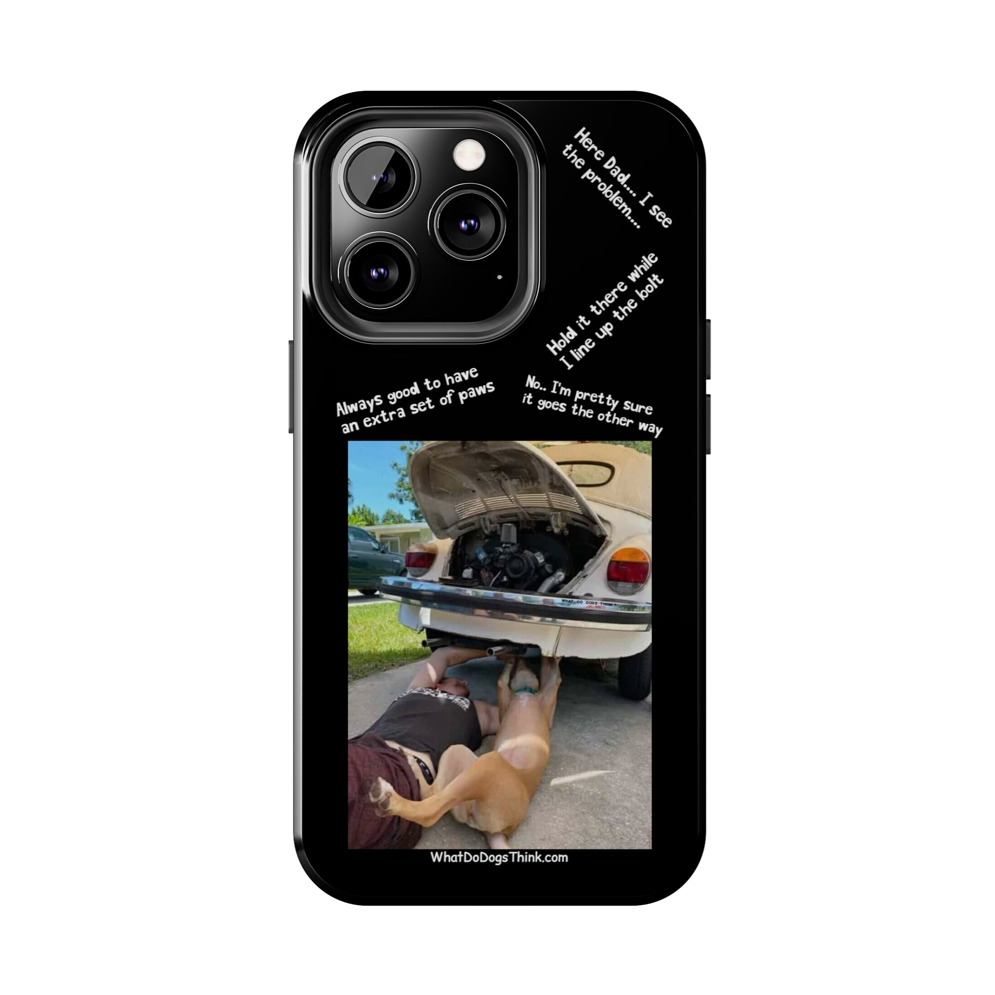 Bug Helper Compilation Black Tough Phone Cases