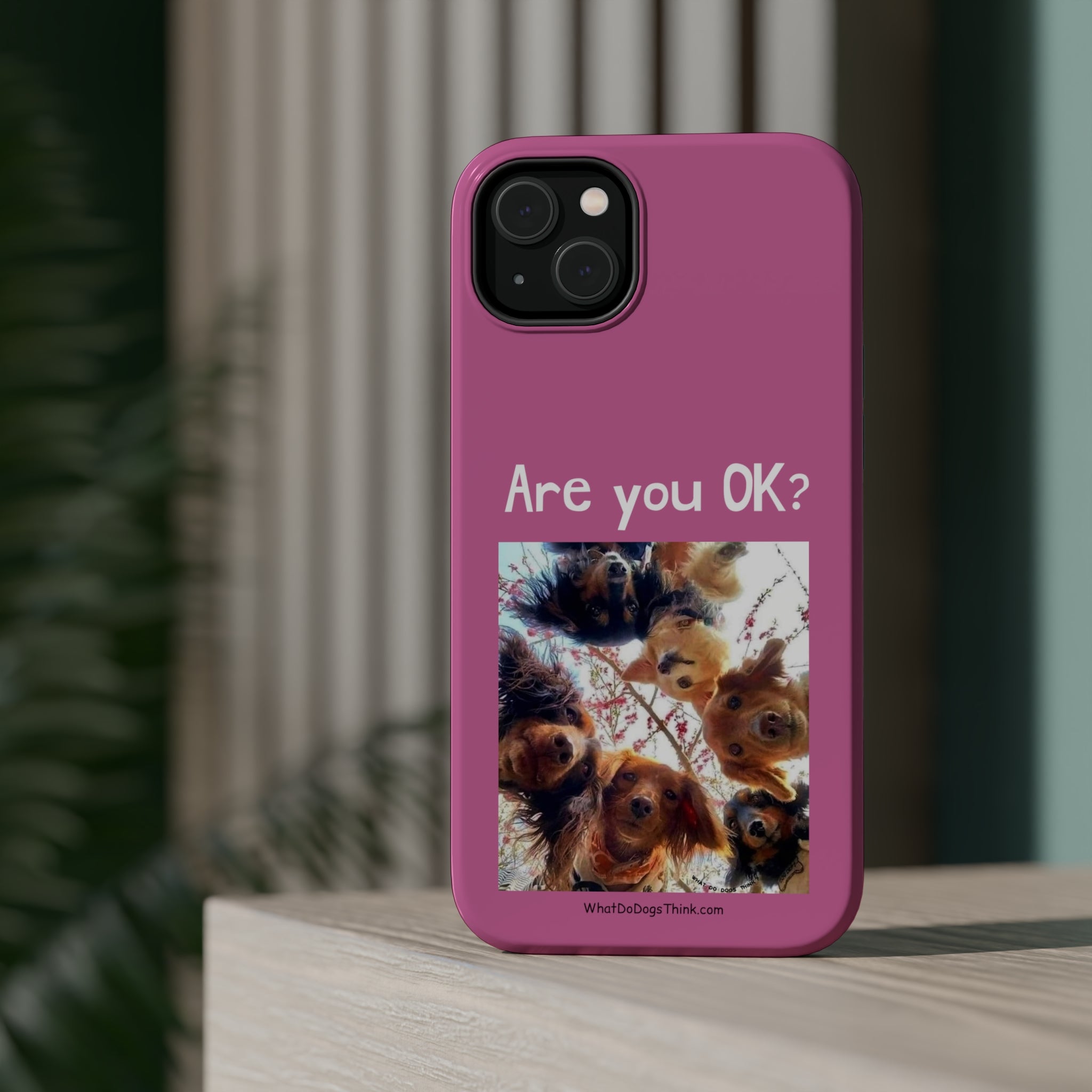 Are you OK? Pink Mag Safe Tough Cases