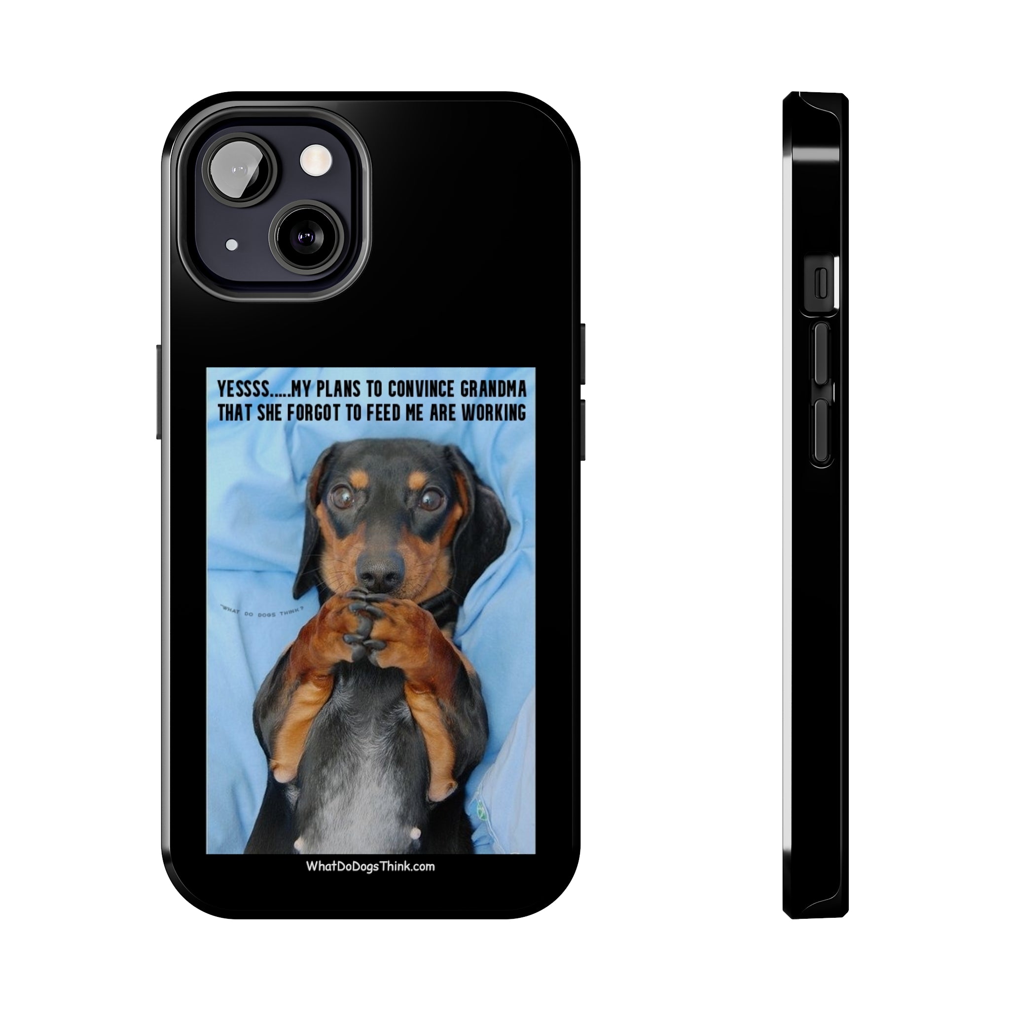 Grandma Black Tough Phone Cases