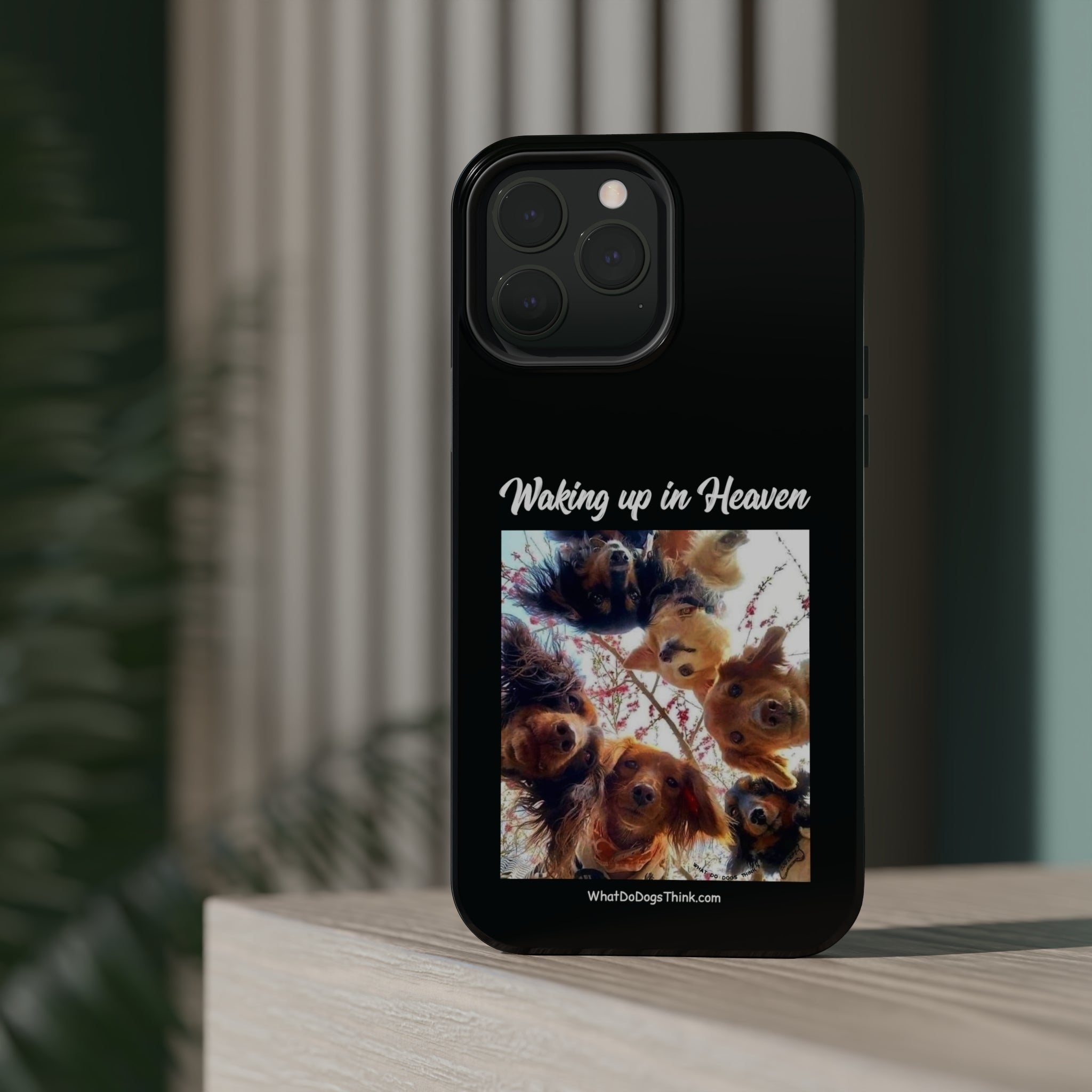 Waking Up In Heaven Black MagSafe Tough Cases