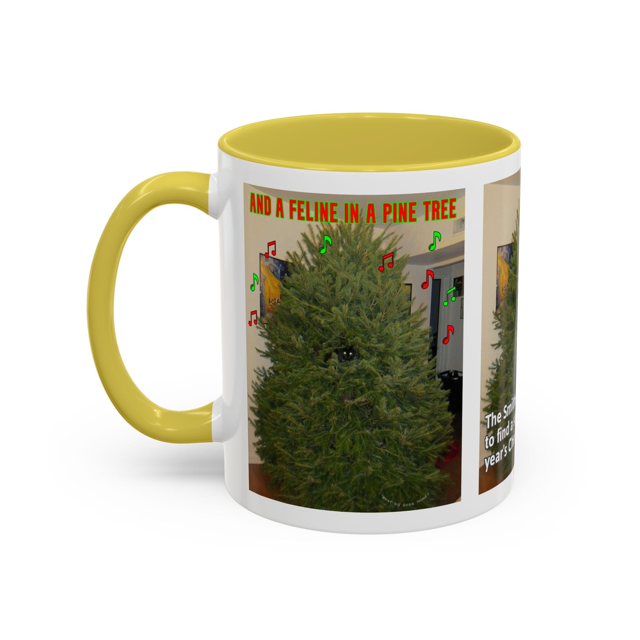 Christmas Tree Cat Mug