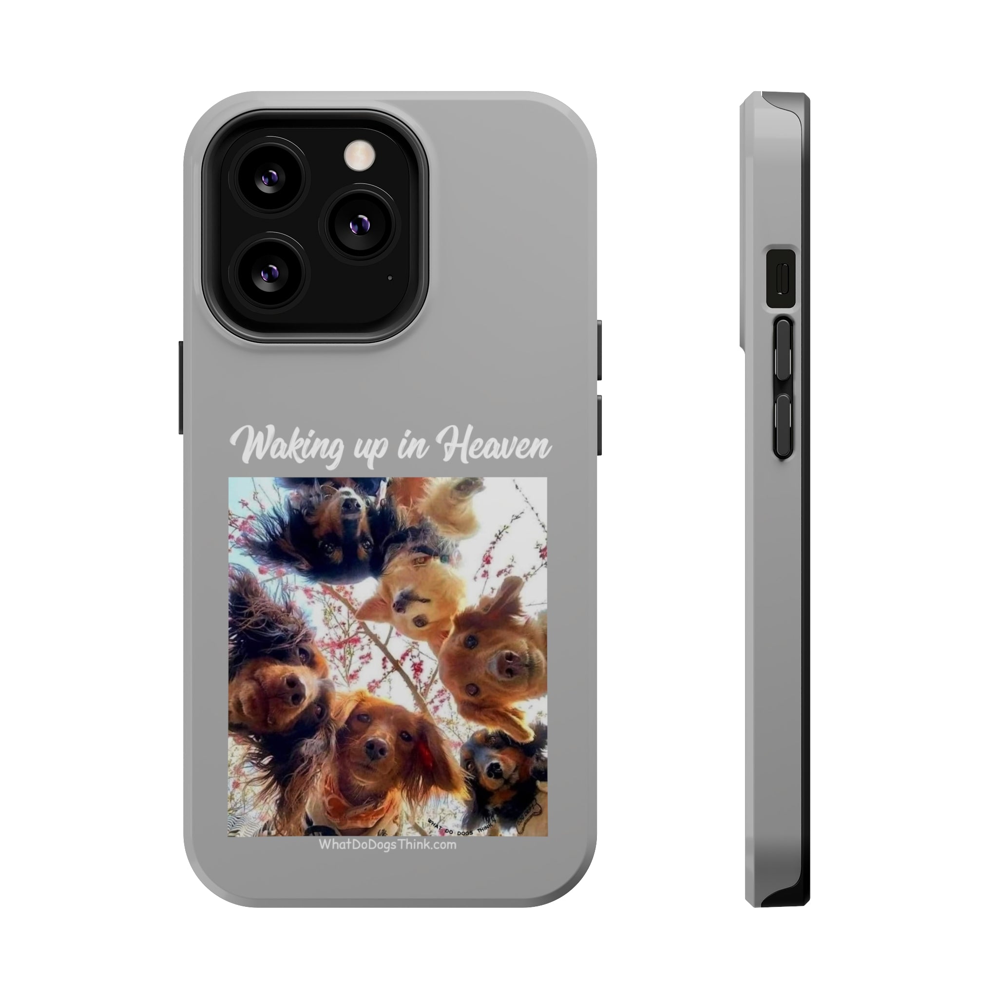 Waking Up In Heaven Gray MagSafe Tough Cases