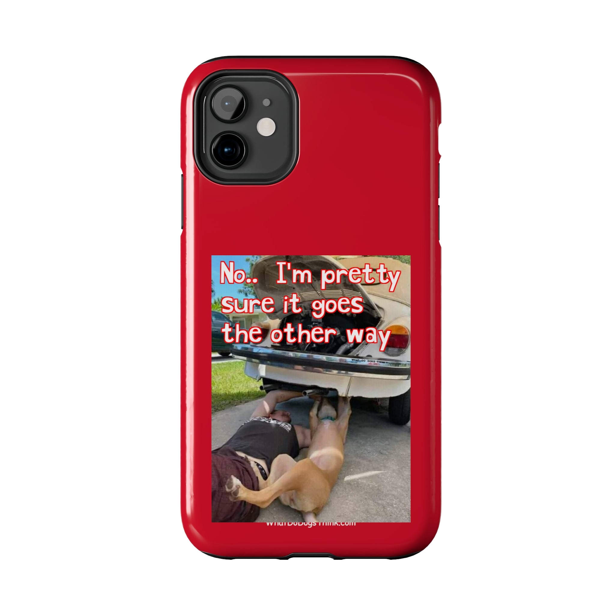 Other Way Red Tough Phone Cases