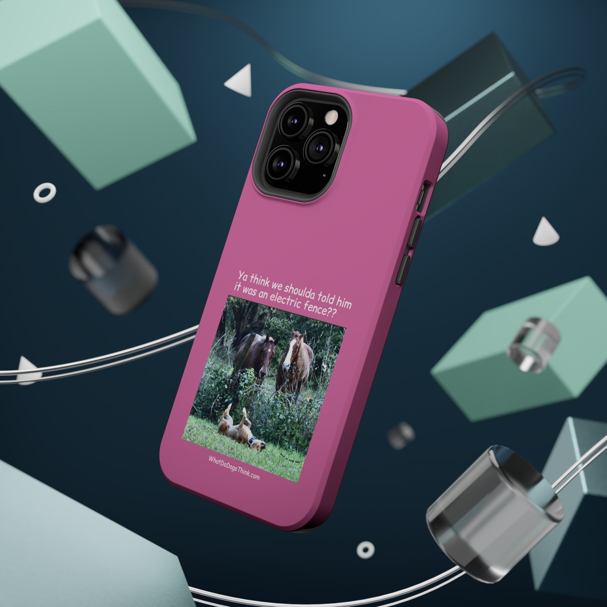 Electric Fence Pink MagSafe Tough Cases