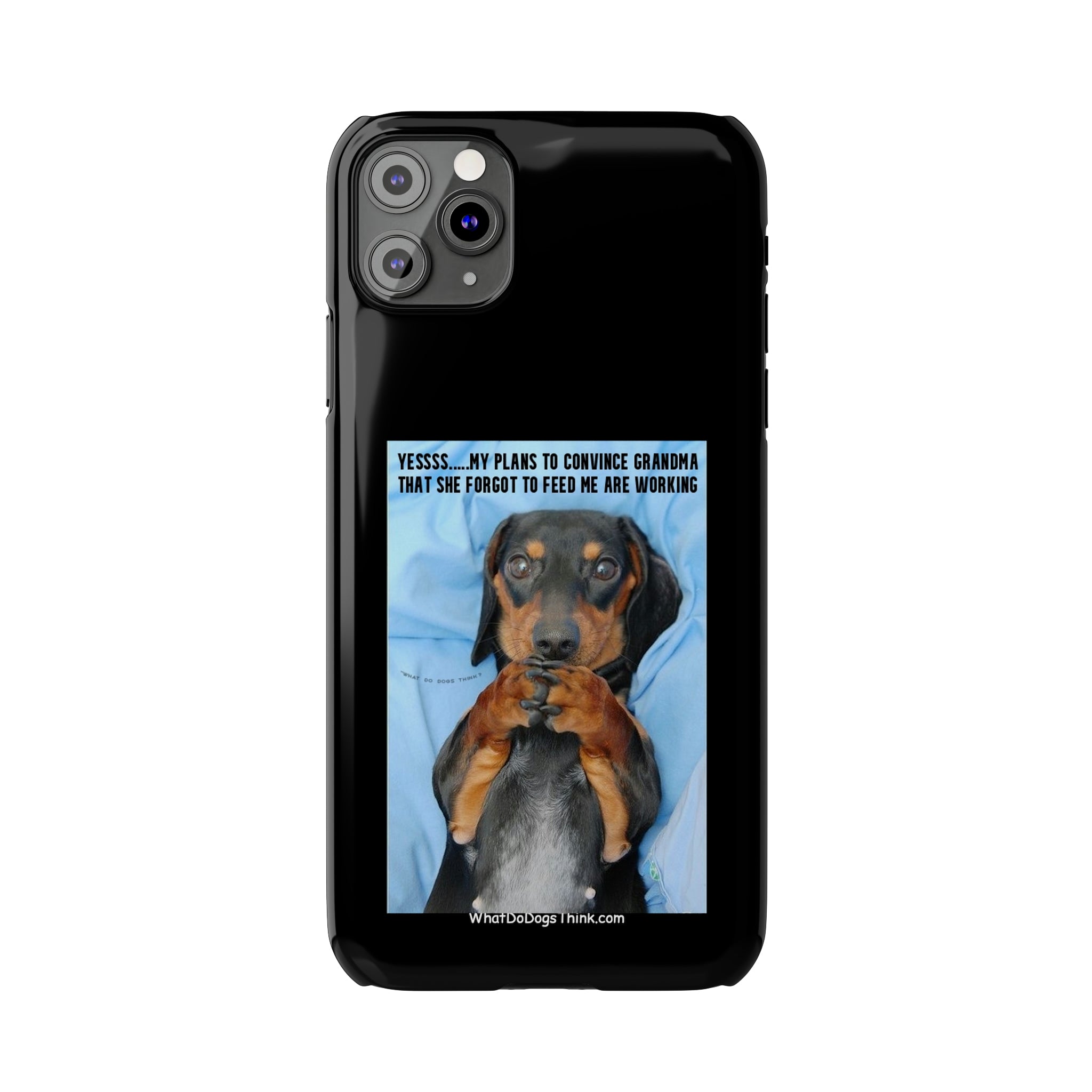 Grandma Black Slim Phone Cases