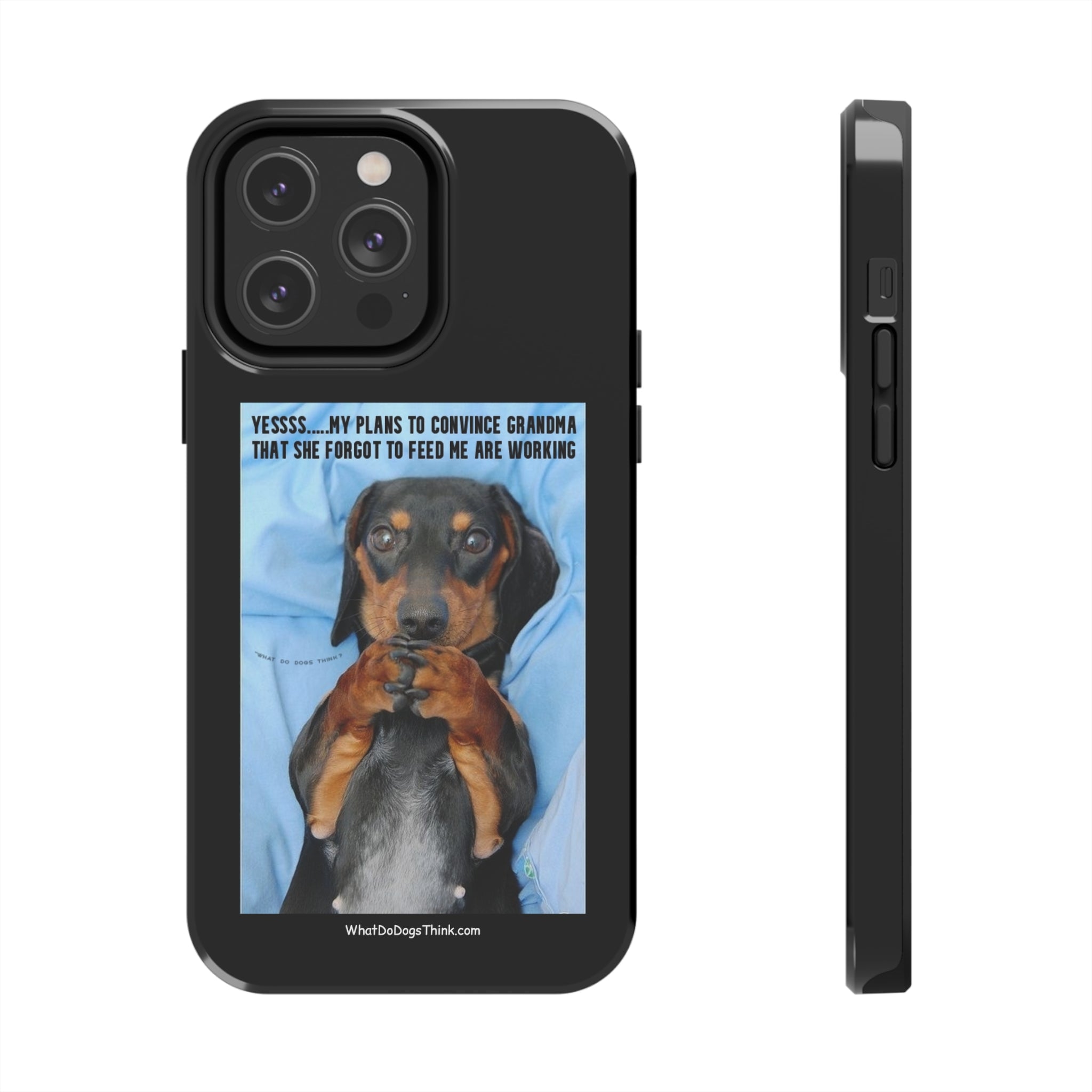 Grandma Black Tough Phone Cases