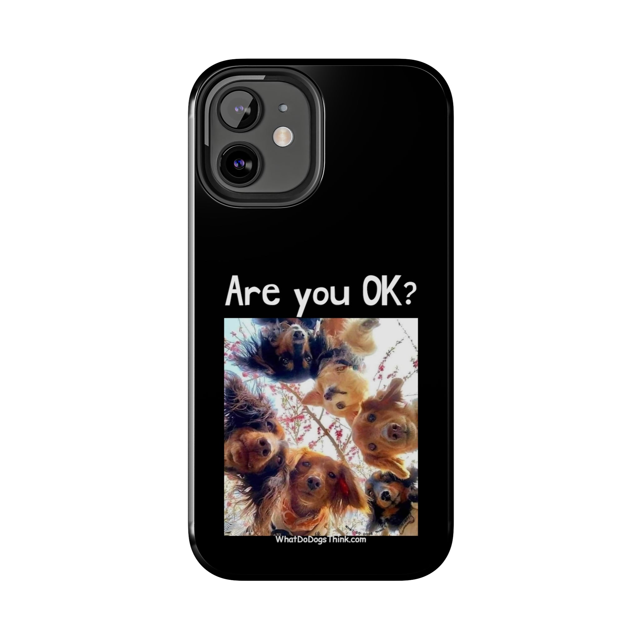 Are you OK? Black Tough Phone Cases